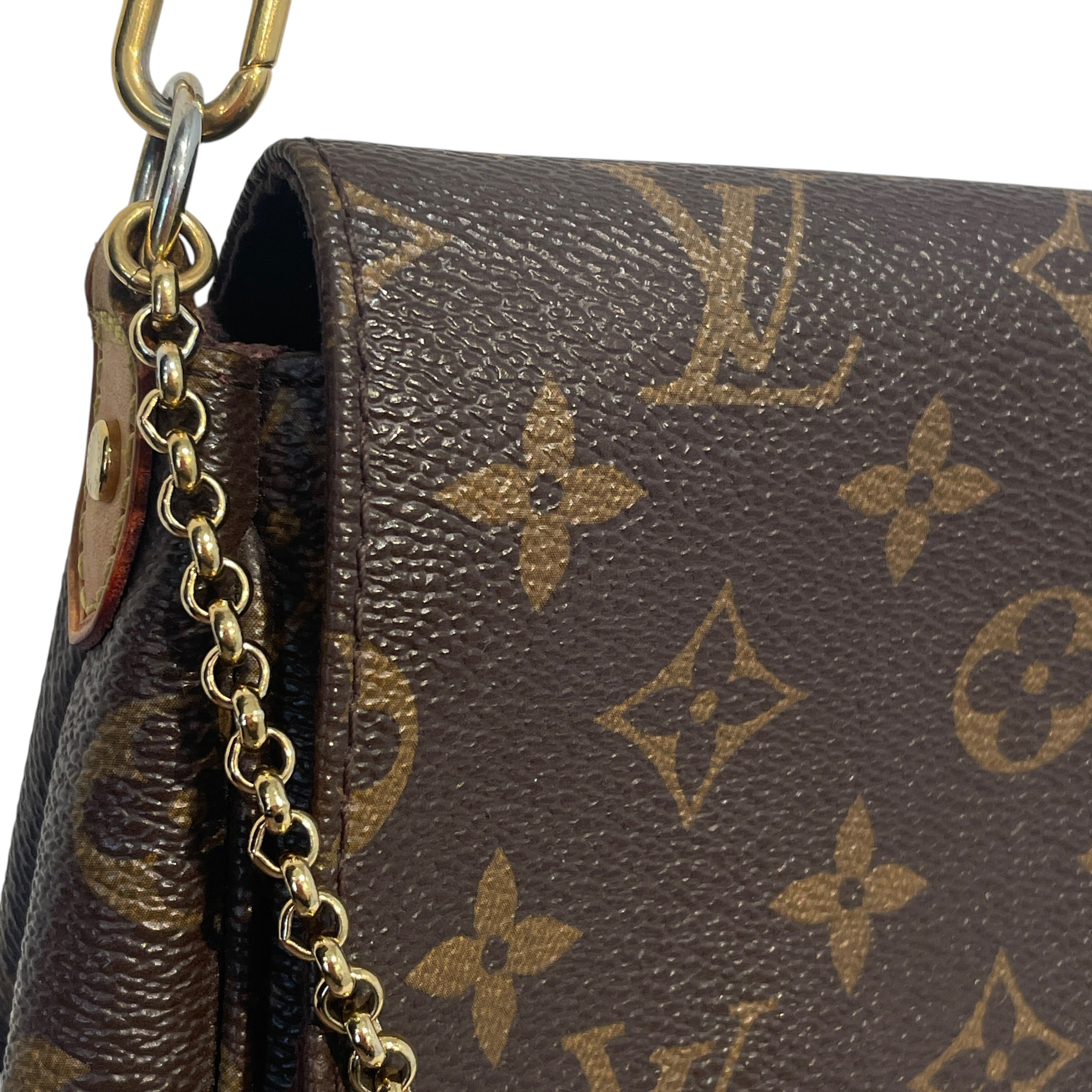 LOUIS VUITTON/Bag/Monogram/Leather/BRW/Monogram Favorite MM Handbag view 7