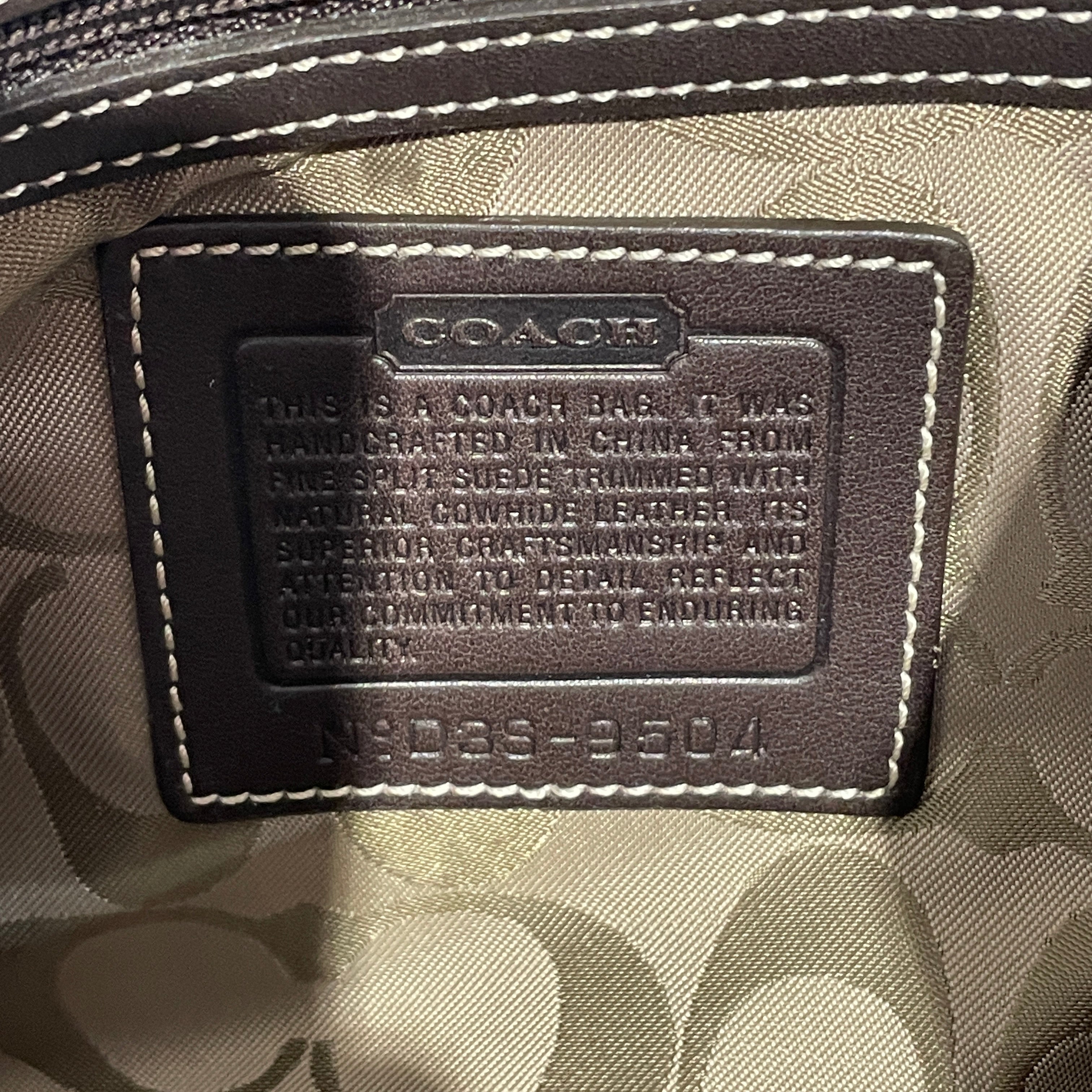 COACH/Hand Bag/Suede/BRW/9504 - Suede Hobo Bag view 5