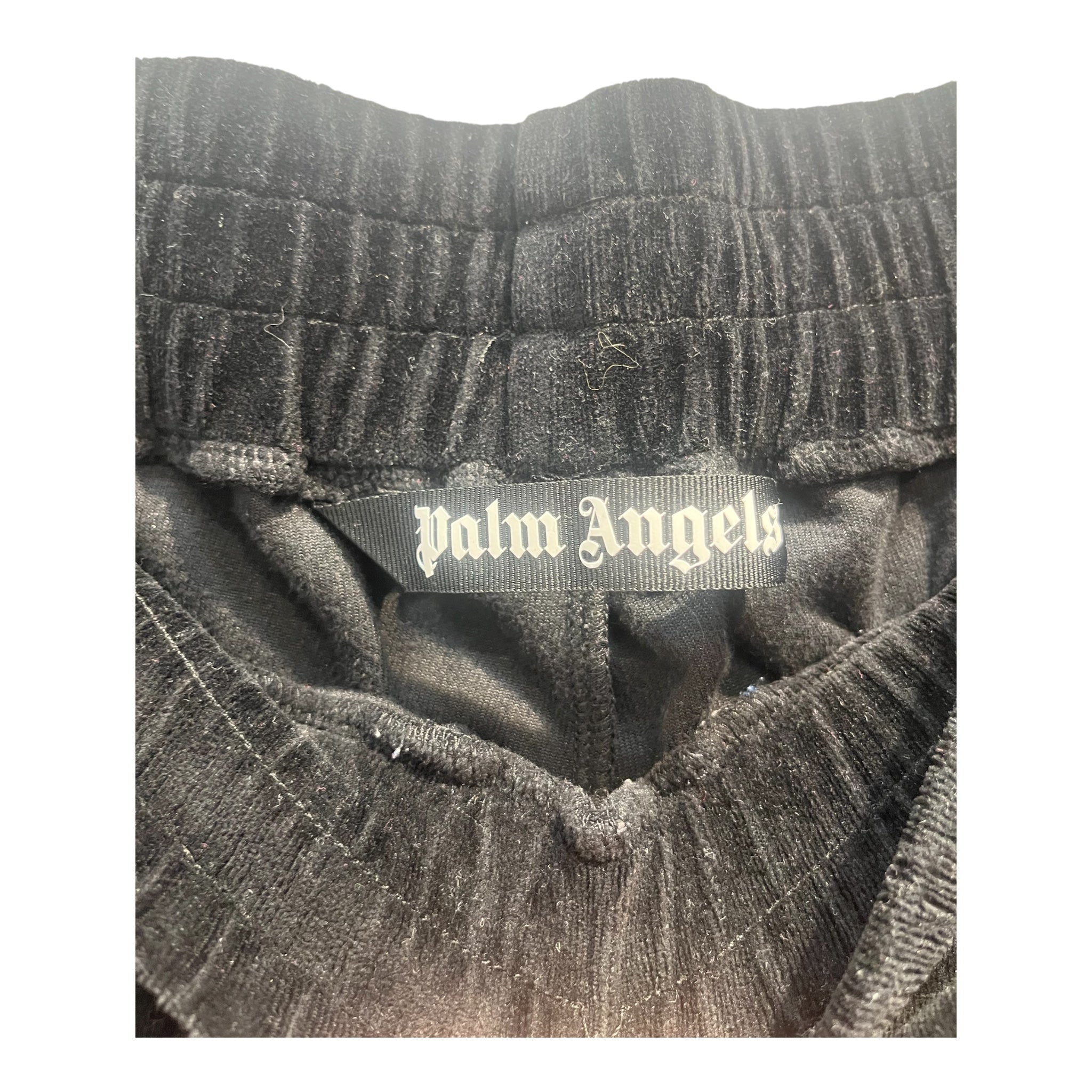 Palm Angels/Pants/XL/Cotton/BLK/TRACK PANTS-RAINBOW STRIPE view 3