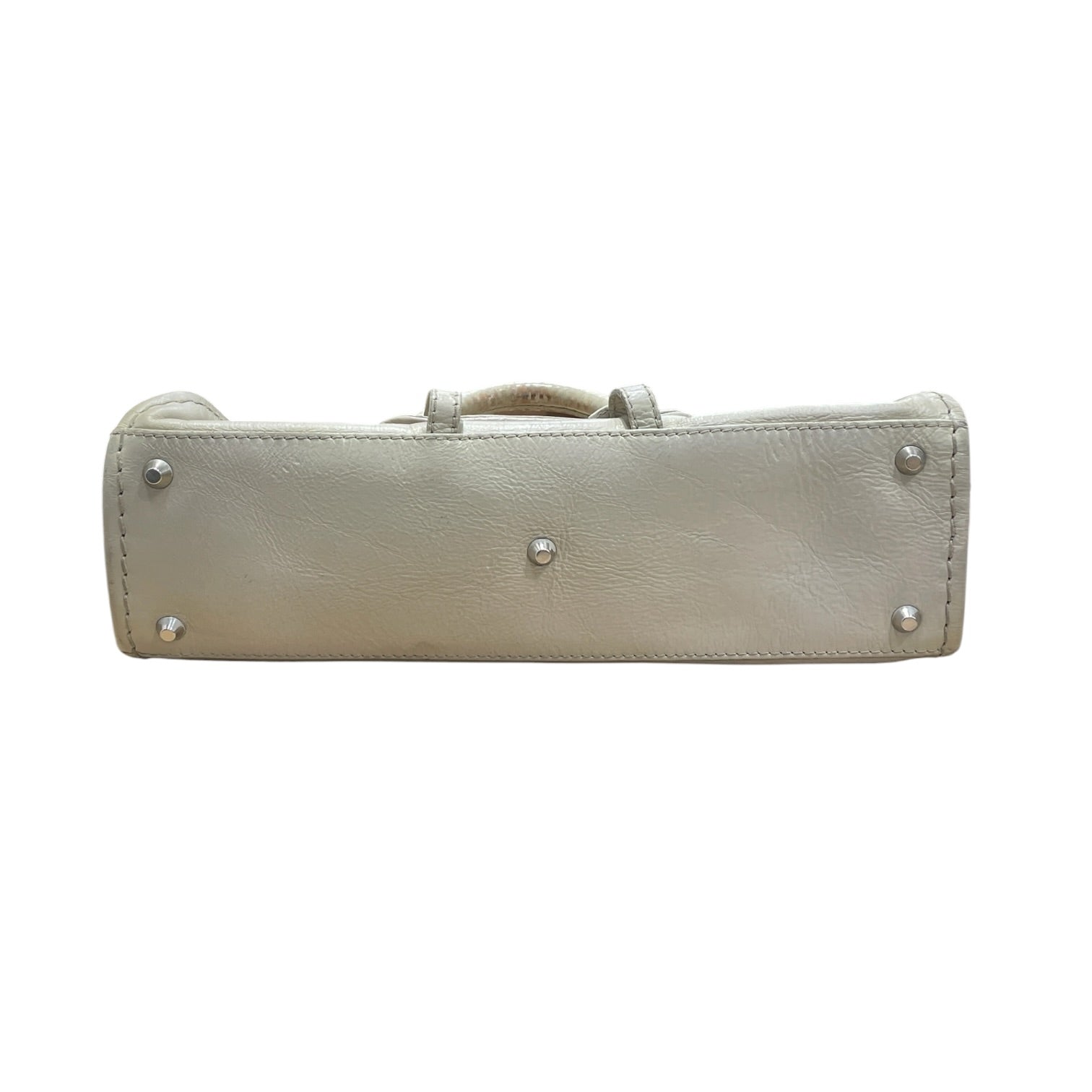 Chloe/Hand Bag/Leather/CRM/Edith Satchel Handbag view 4