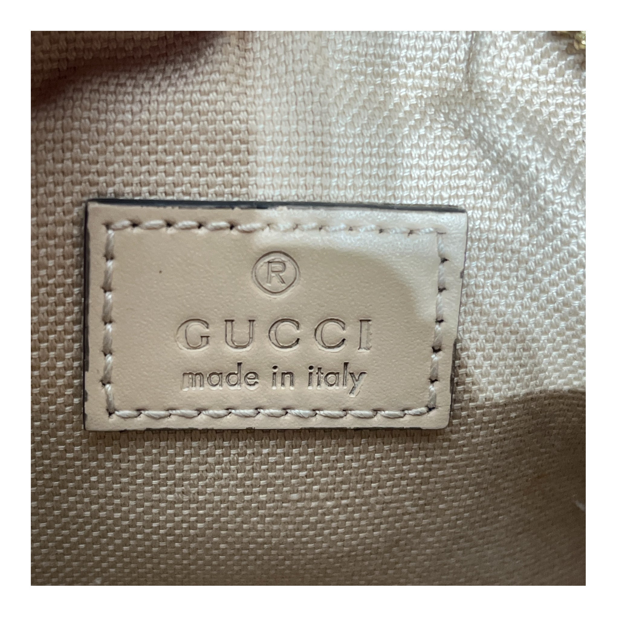 GUCCI/Cross Body Bag/Monogram/Leather/CRM/GG MARMONT MINI view 7
