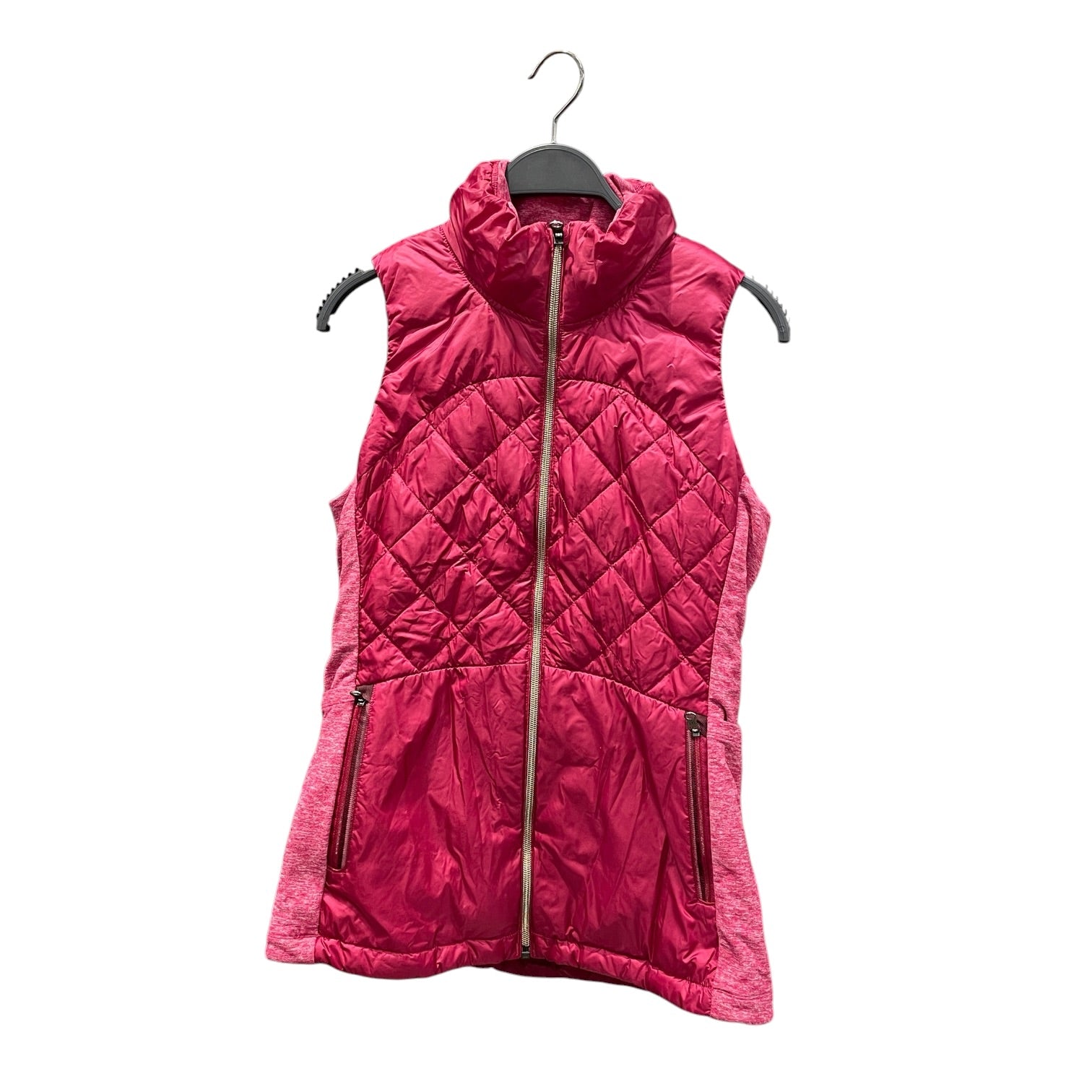 lululemon/Quilted Vest/S/Nylon/PNK/Pink Zip Up Light Puffer Vest