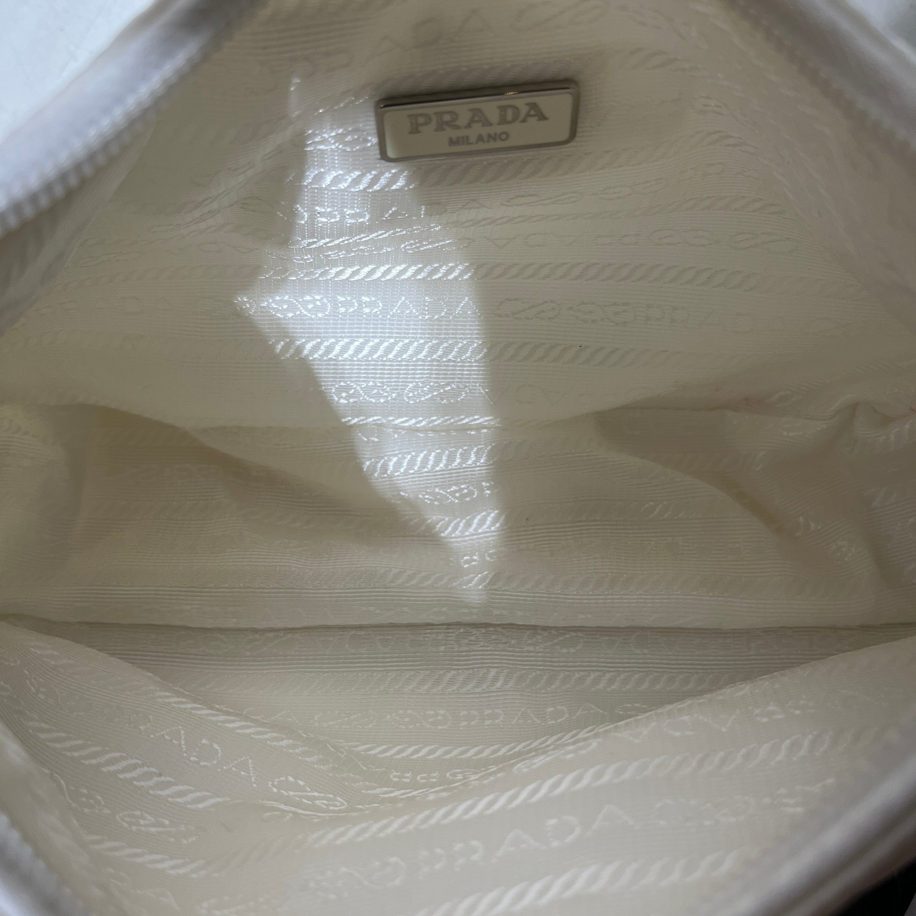 PRADA/Bag/Nylon/WHT/TESSUTO NYLON view 5