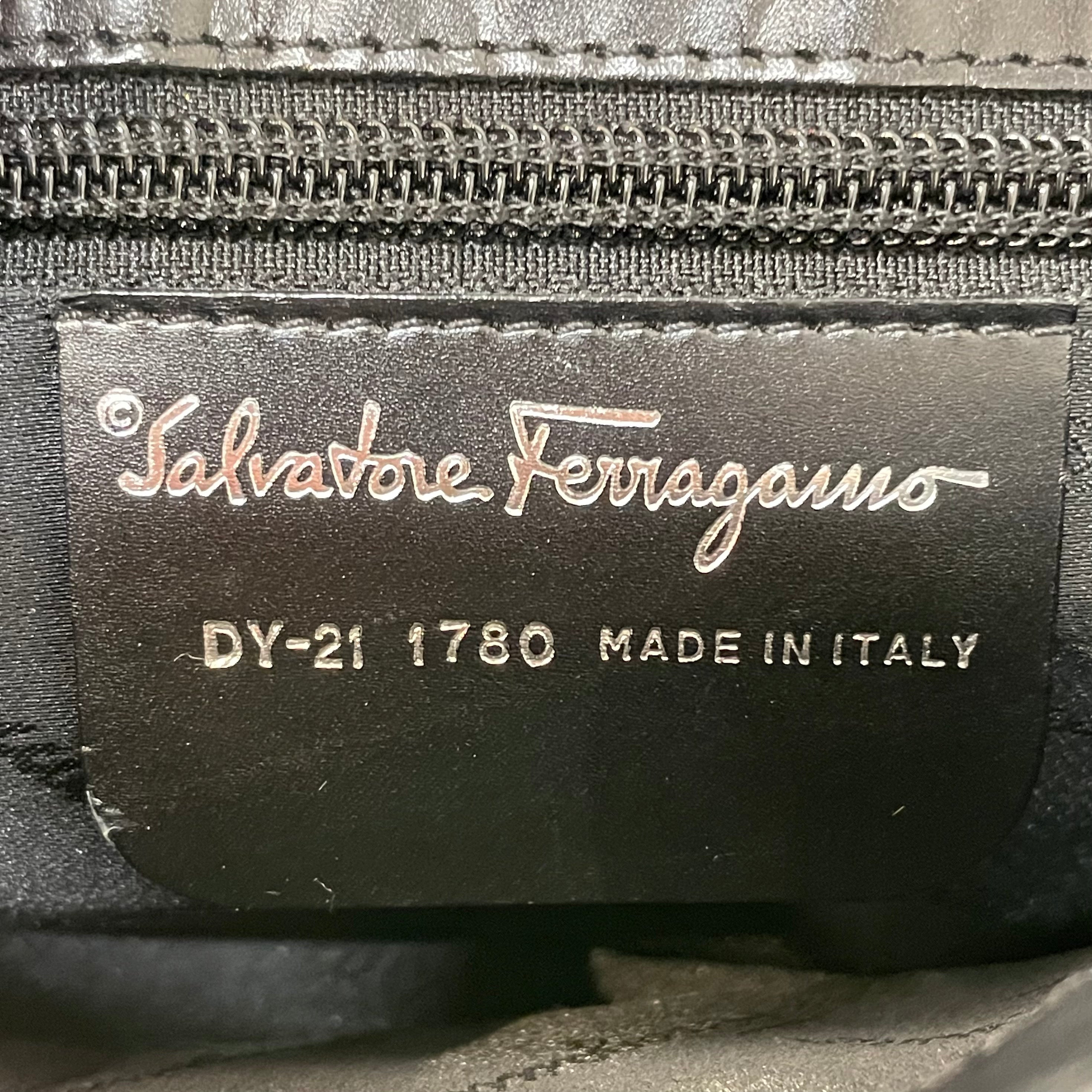 Salvatore Ferragamo/Hand Bag/BLK/Ponyhair Gancini Baguette view 6