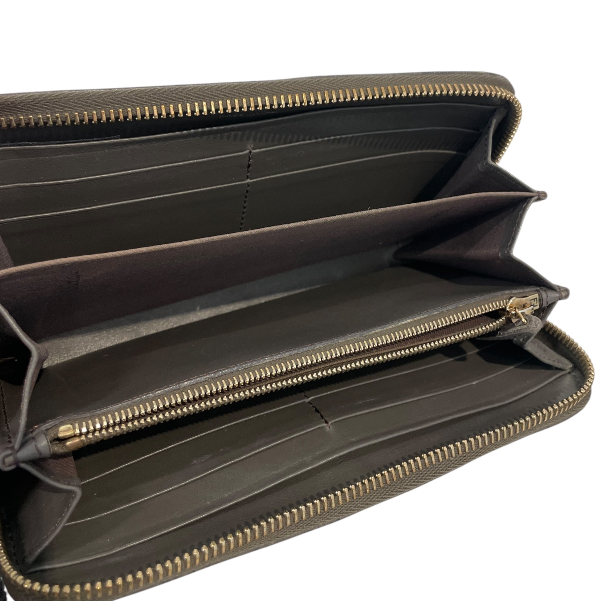 FENDI/Long Wallet/Leather/BRW/L's/QXJ3RTW view 3