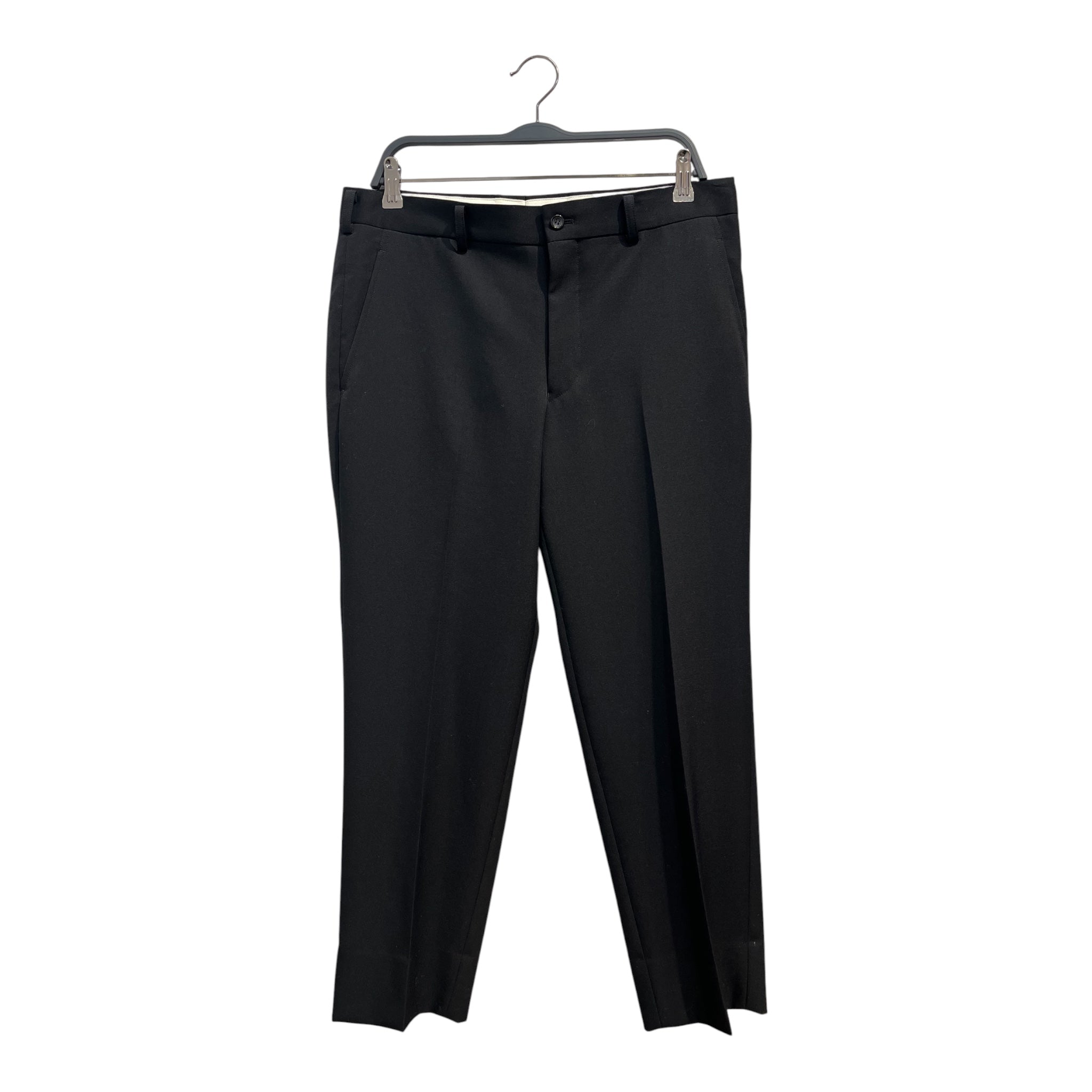 COMME des GARCONS HOMME PLUS/Cropped Pants/L/Wool/BLK/CROP DRESS PANTS view 1