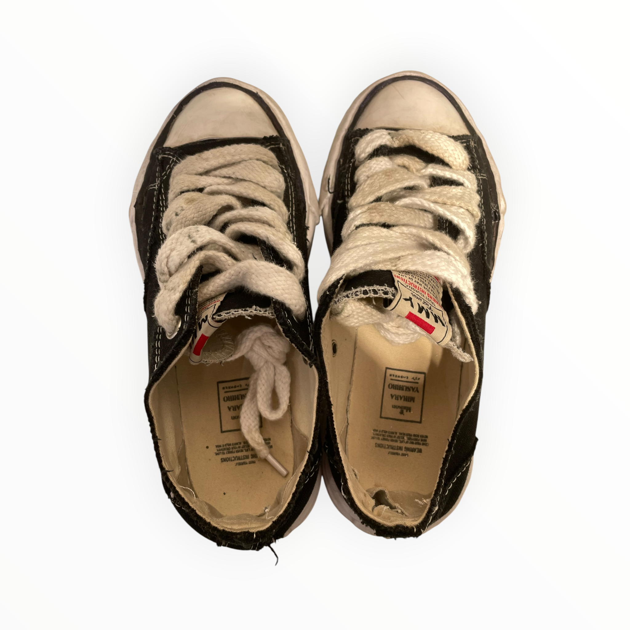 MIHARA YASUHIRO/Low-Sneakers/EU 40/Cotton/BLK/ view 3