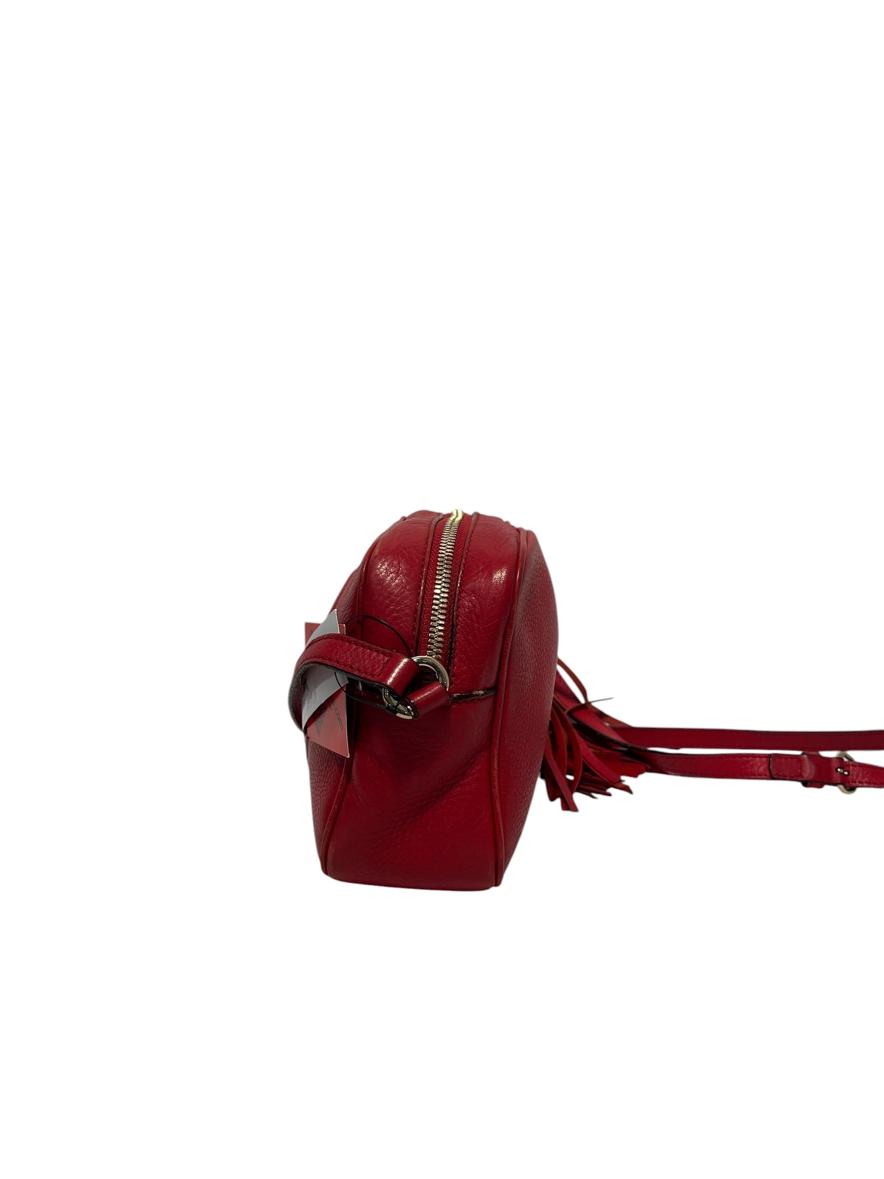 GUCCI/Cross Body Bag/RED/Red Soho Crossbody view 3