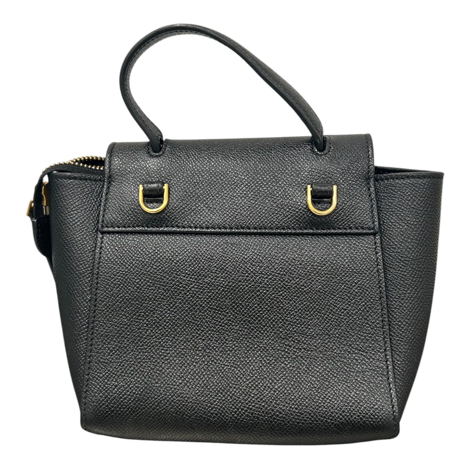 CELINE/Hand Bag/Leather/BLK/Nano bag view 2