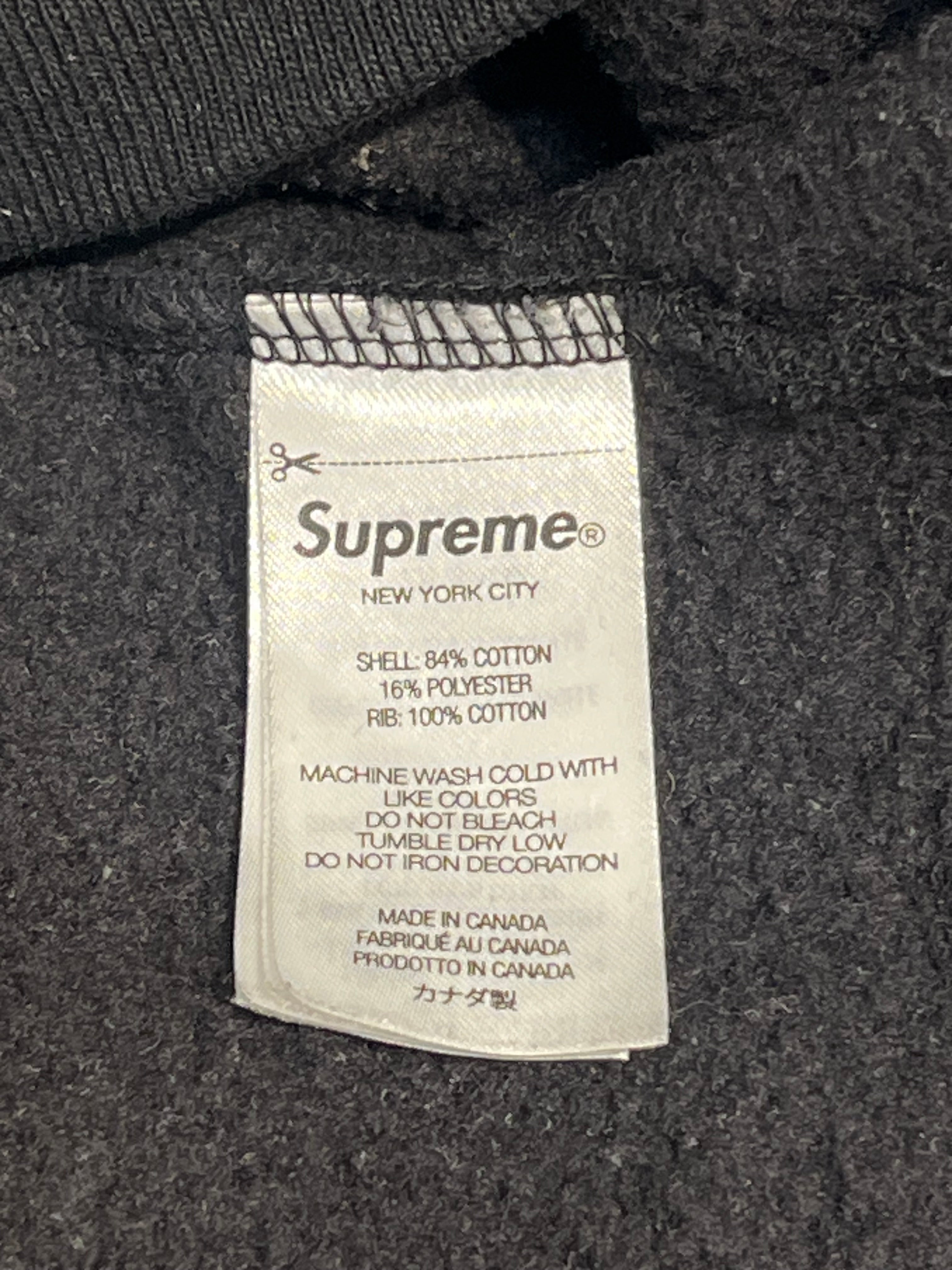 Supreme/Sweatshirt/M/Cotton/BLK/SMALL BOGO CREWNECK view 5