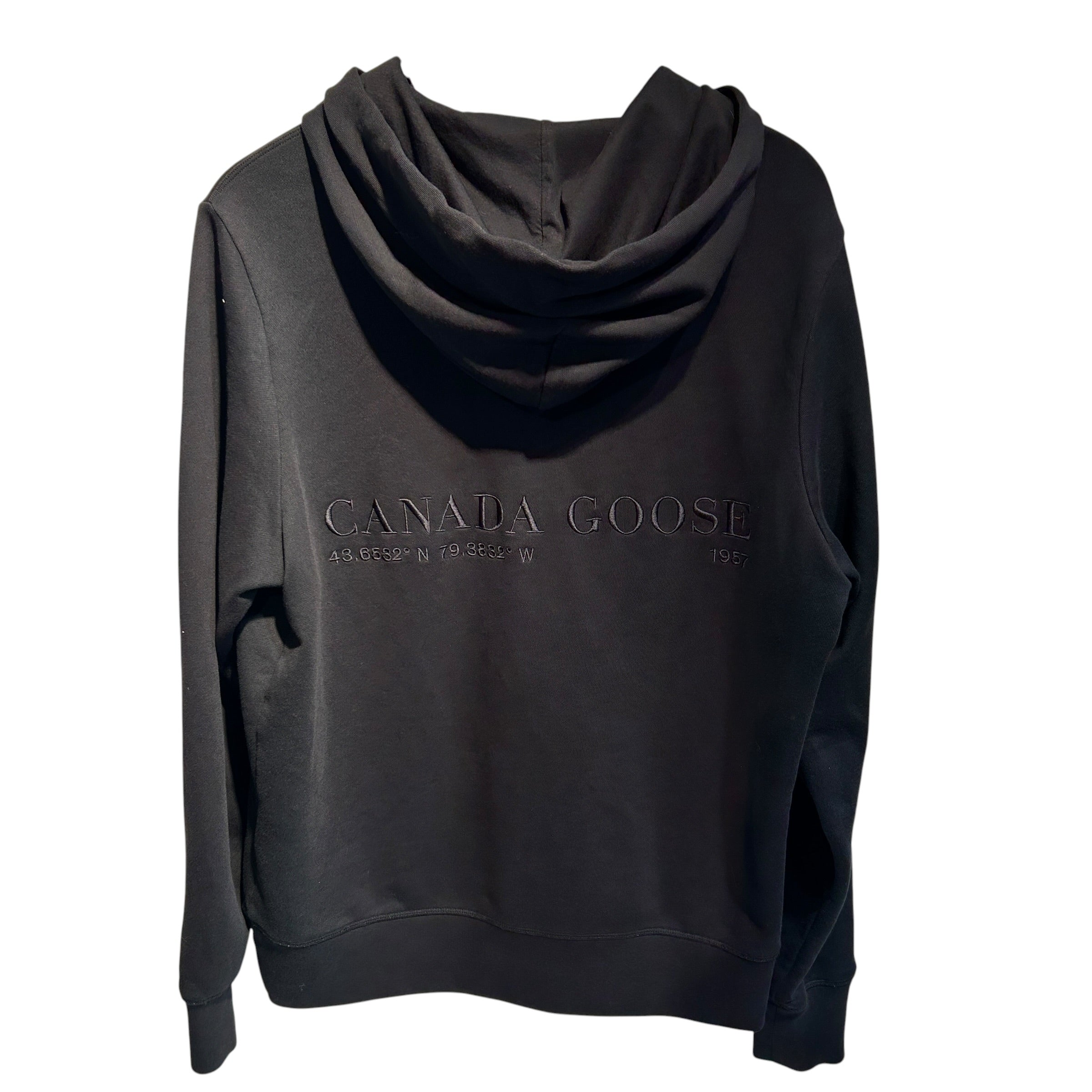 CANADA GOOSE/Hoodie/S/Cotton/BLK/coordinates hoodie view 2