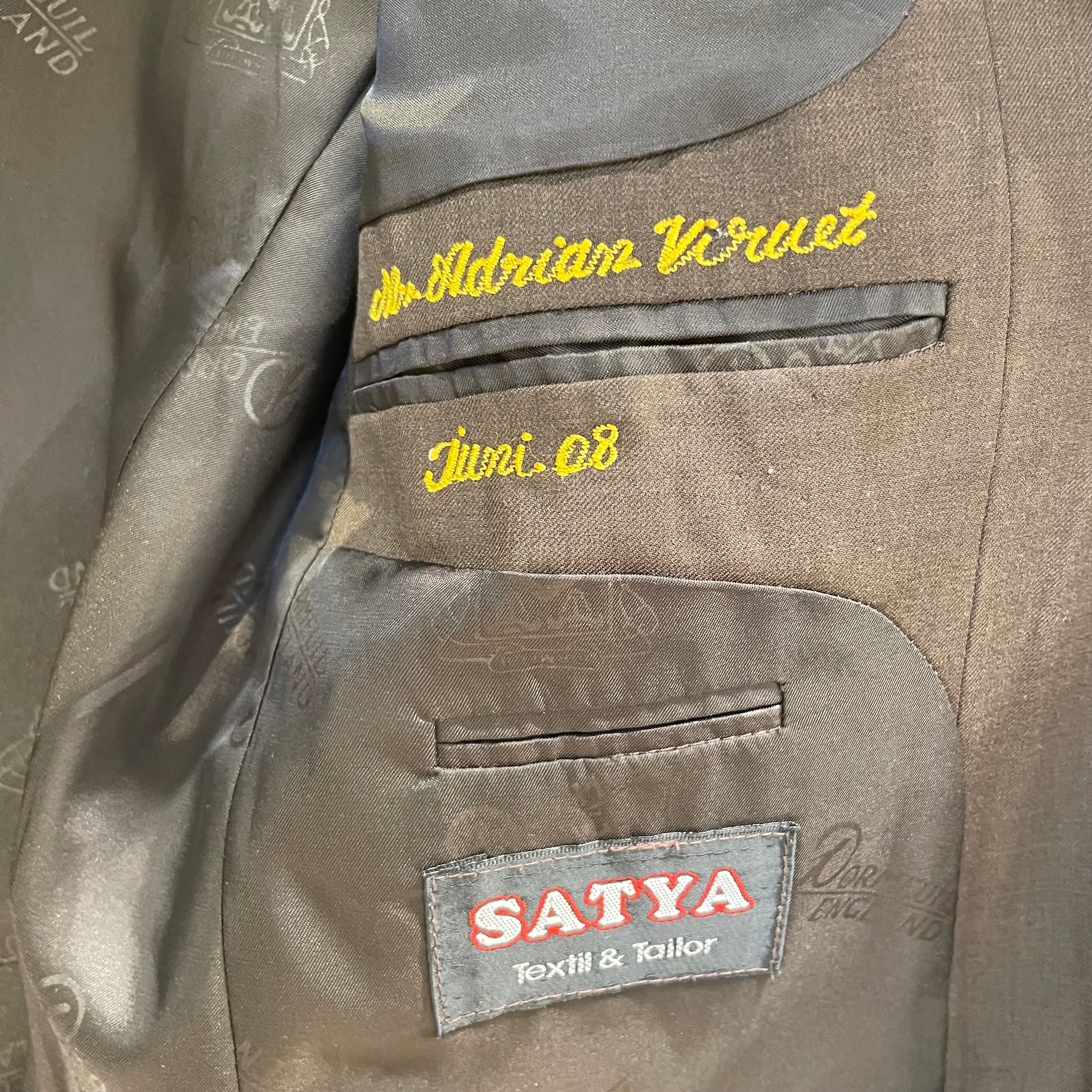 GIANNI VERSACE/Jacket/BRW/blazer/ mr adrian viruet juni view 3