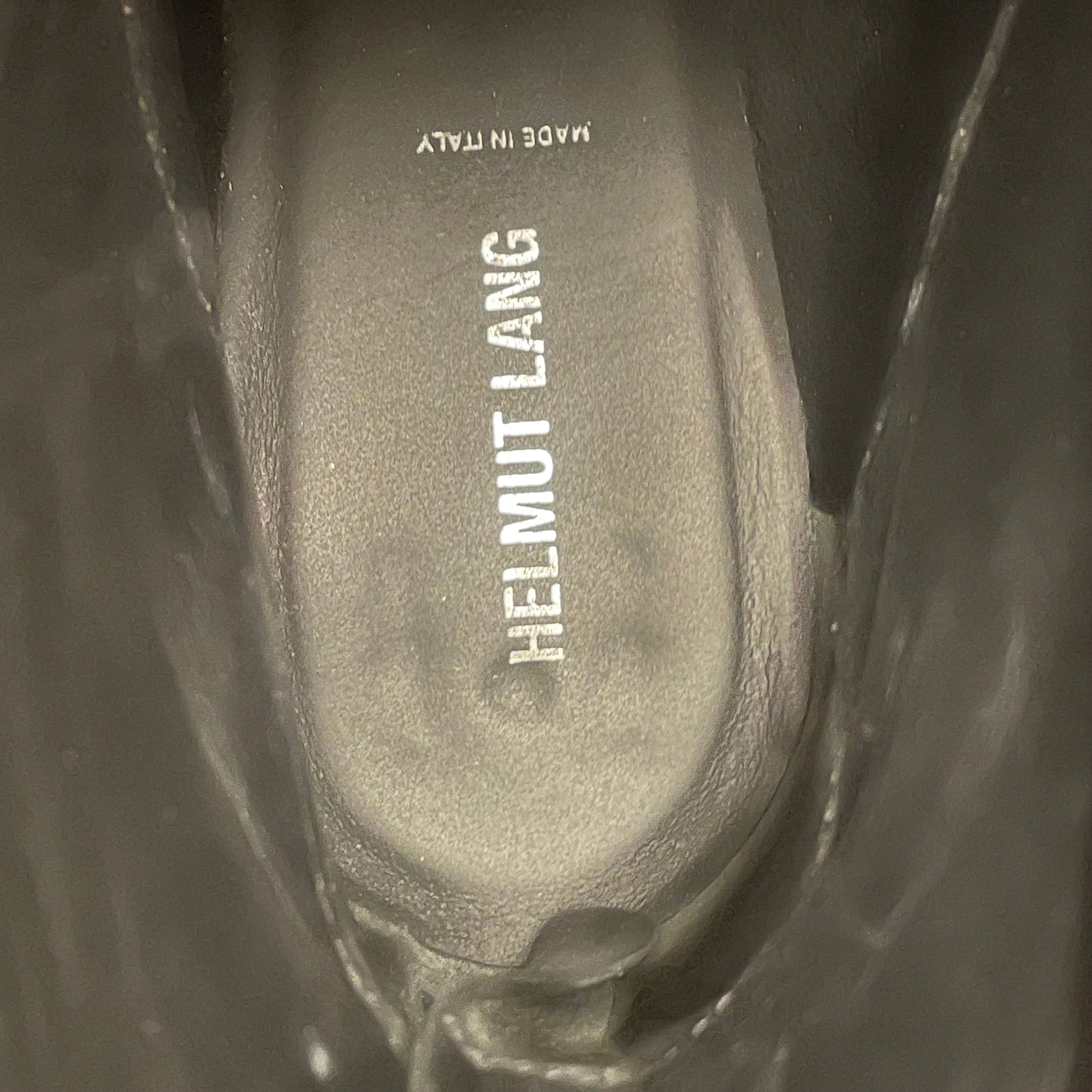 Helmut Lang/Heels/EU 40/Leather/BLK/Metal Heels Back Zipper view 3