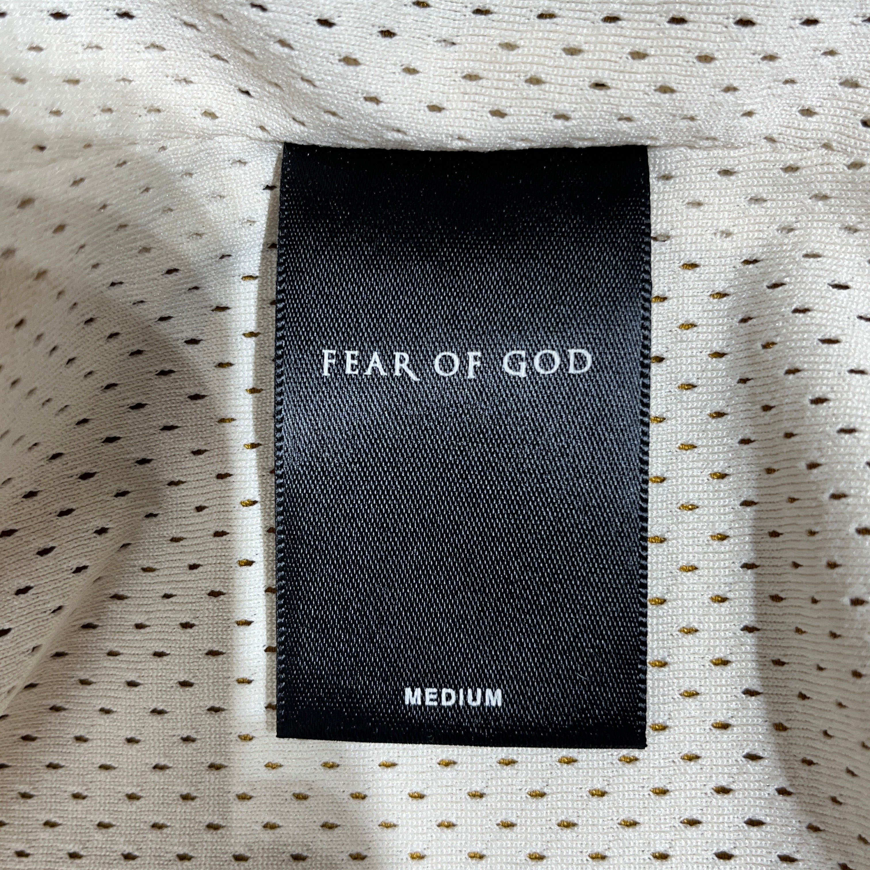 FEAR OF GOD/Jacket/M/Nylon/GLD/fifth collection logo bomber view 6