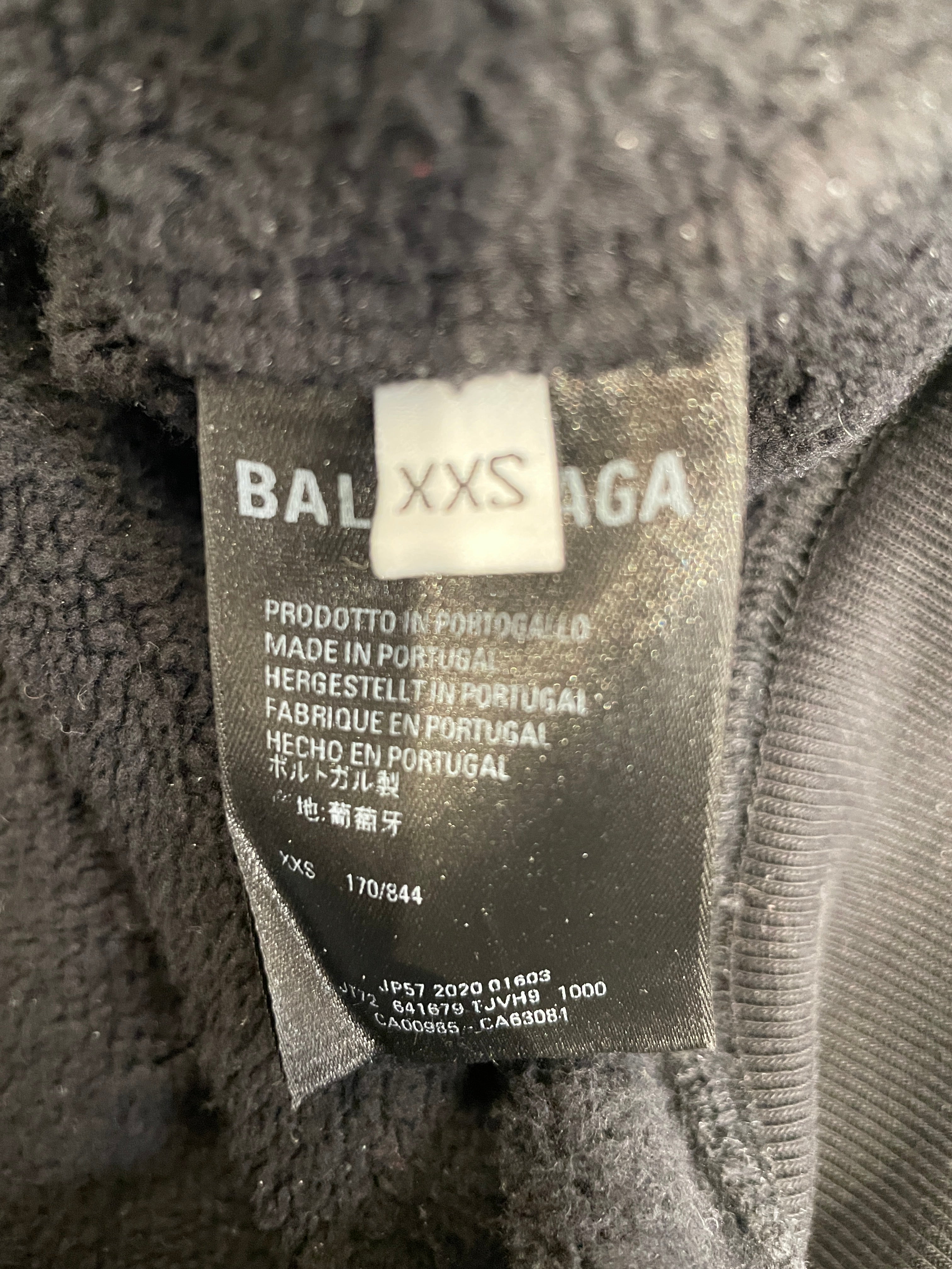 BALENCIAGA/Hoodie/XXS/Graphic/Cotton/BLK/Notre Dame Hoodie view 4