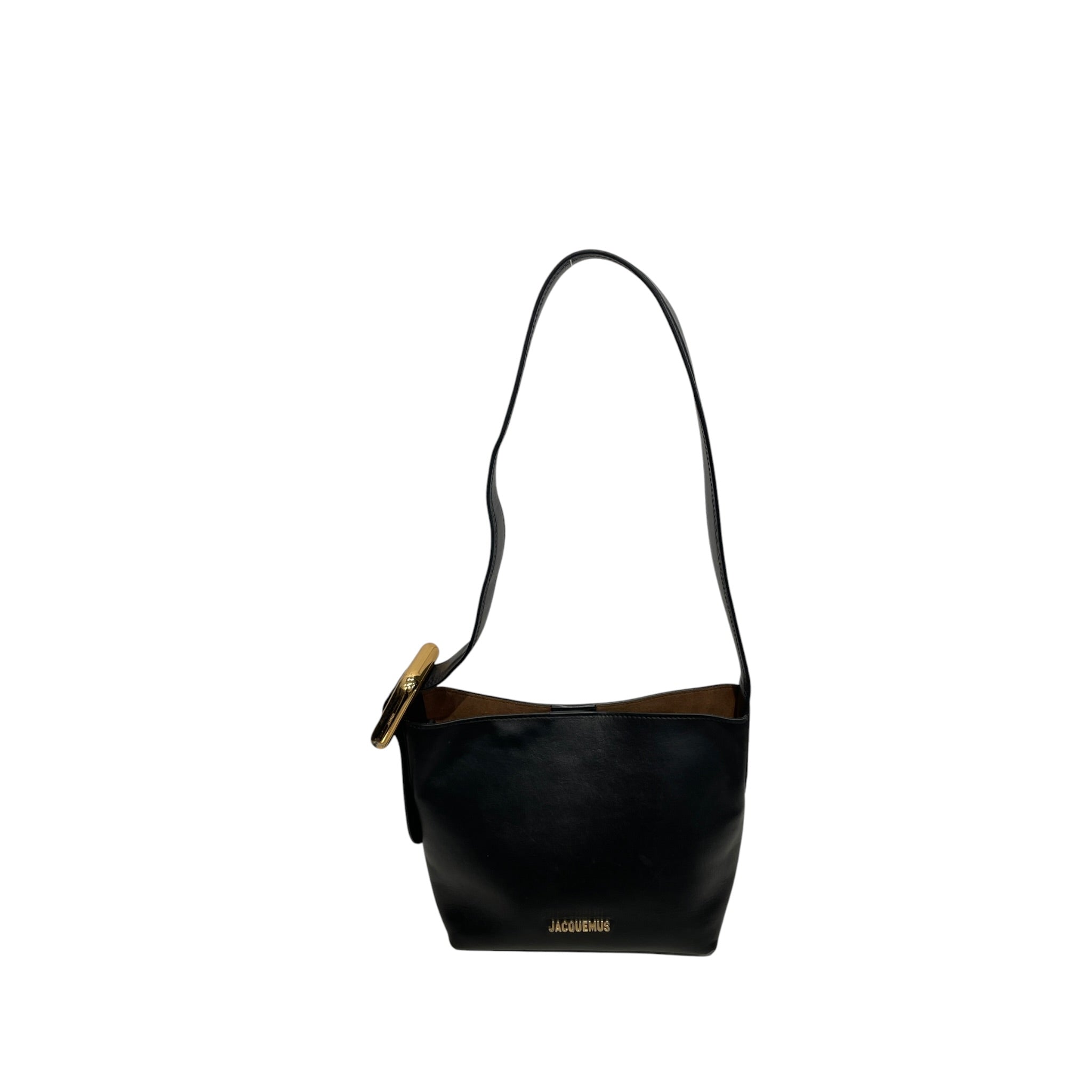 JACQUES/Bag/Leather/BLK/CHUNKY GOLD HARDWARE view 1