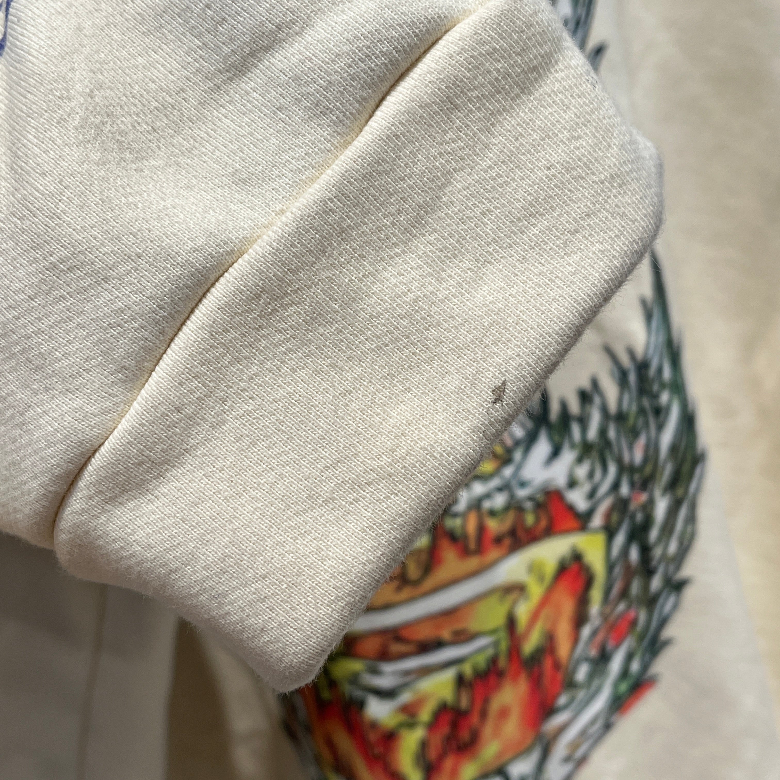 WHO DECIDES WAR/Zip Up Hoodie/L/Cotton/CRM/Engulfed Memories Hoodie view 5
