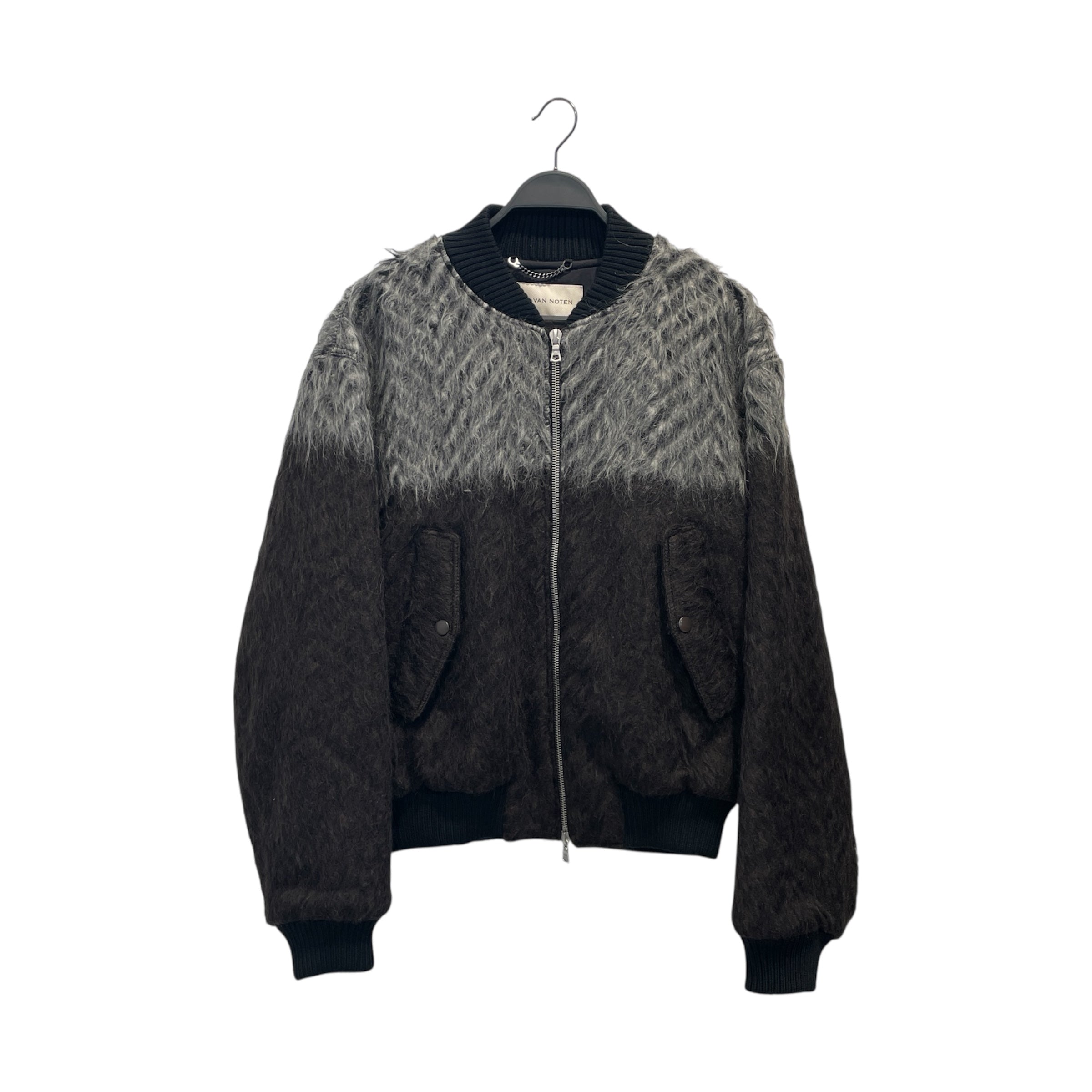 DRIES VAN NOTEN/Jacket/L/Mohair/MLT/Border/Verso Tris M.W. Jacket view 1