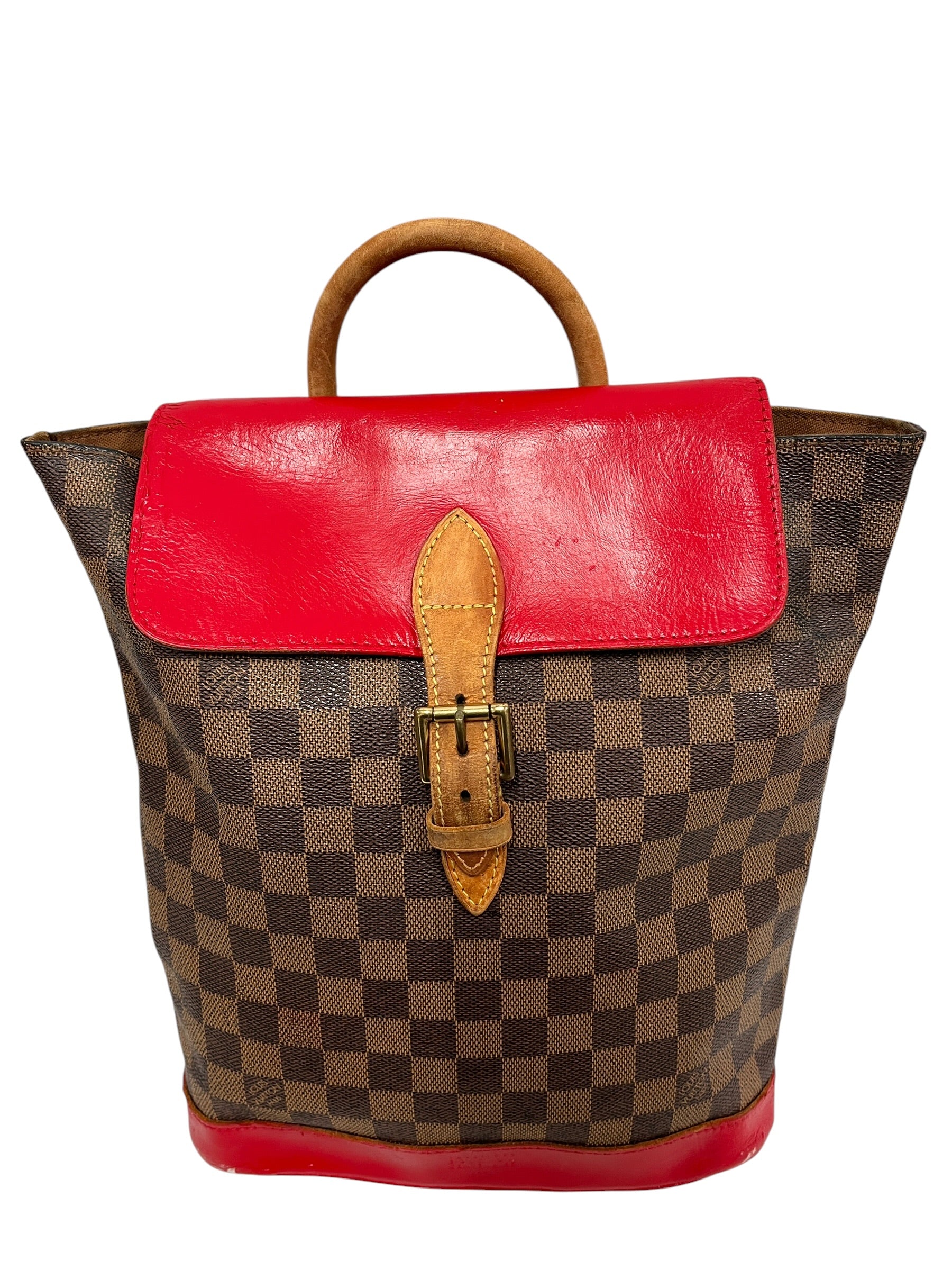 LOUIS VUITTON/Backpack/Leather/RED/SOHO BACKPACK view 1