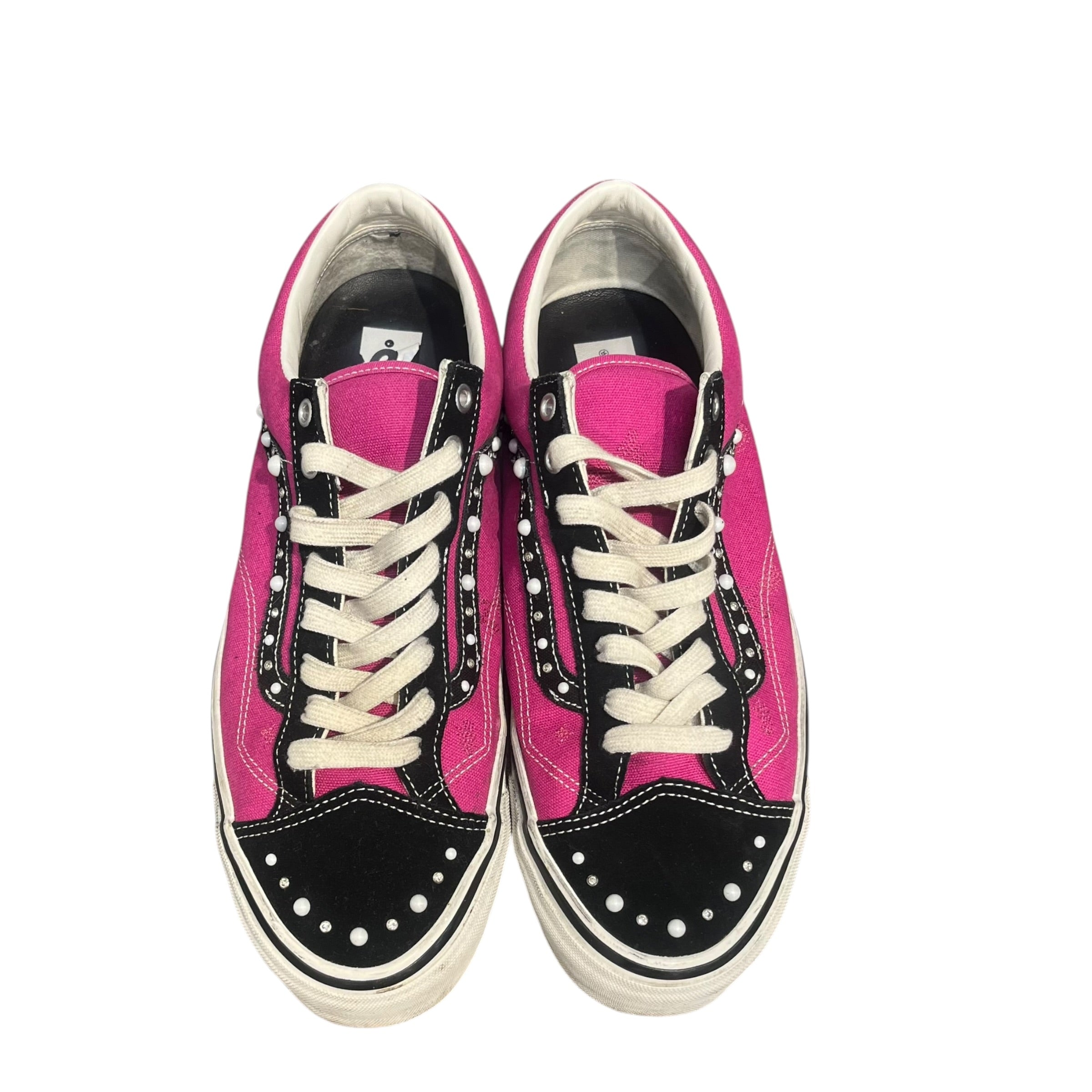 VANS/Low-Sneakers/US 13/Cotton/PNK/PEARLIZED CLASSIC VANS view 5