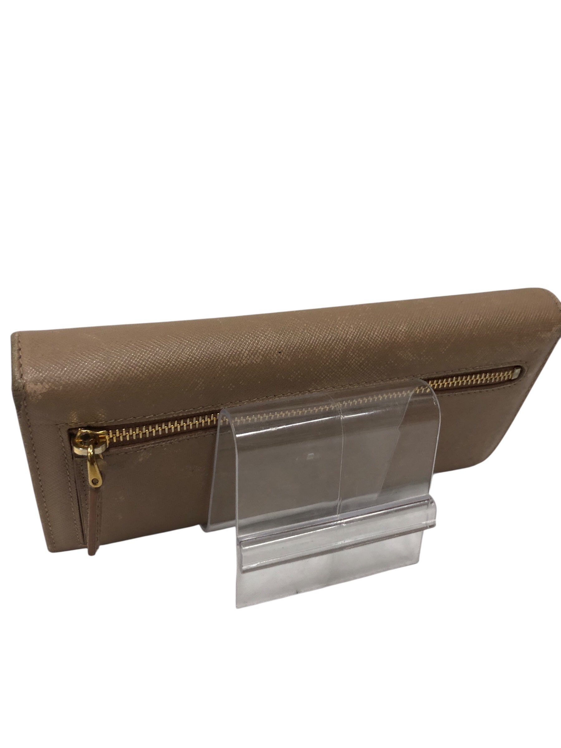 PRADA/Bifold Wallet/Beige-ish Pink view 2