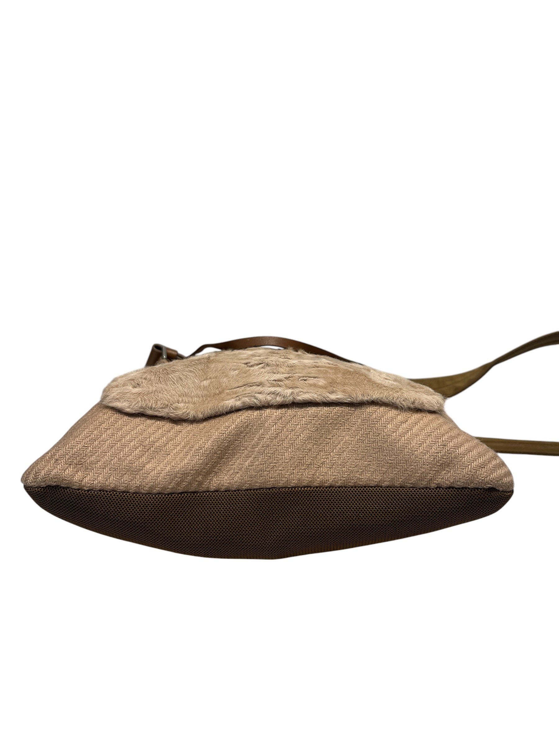 PRADA/Tote Bag/Cotton/BEG/SHORTHIDESQUARE view 4
