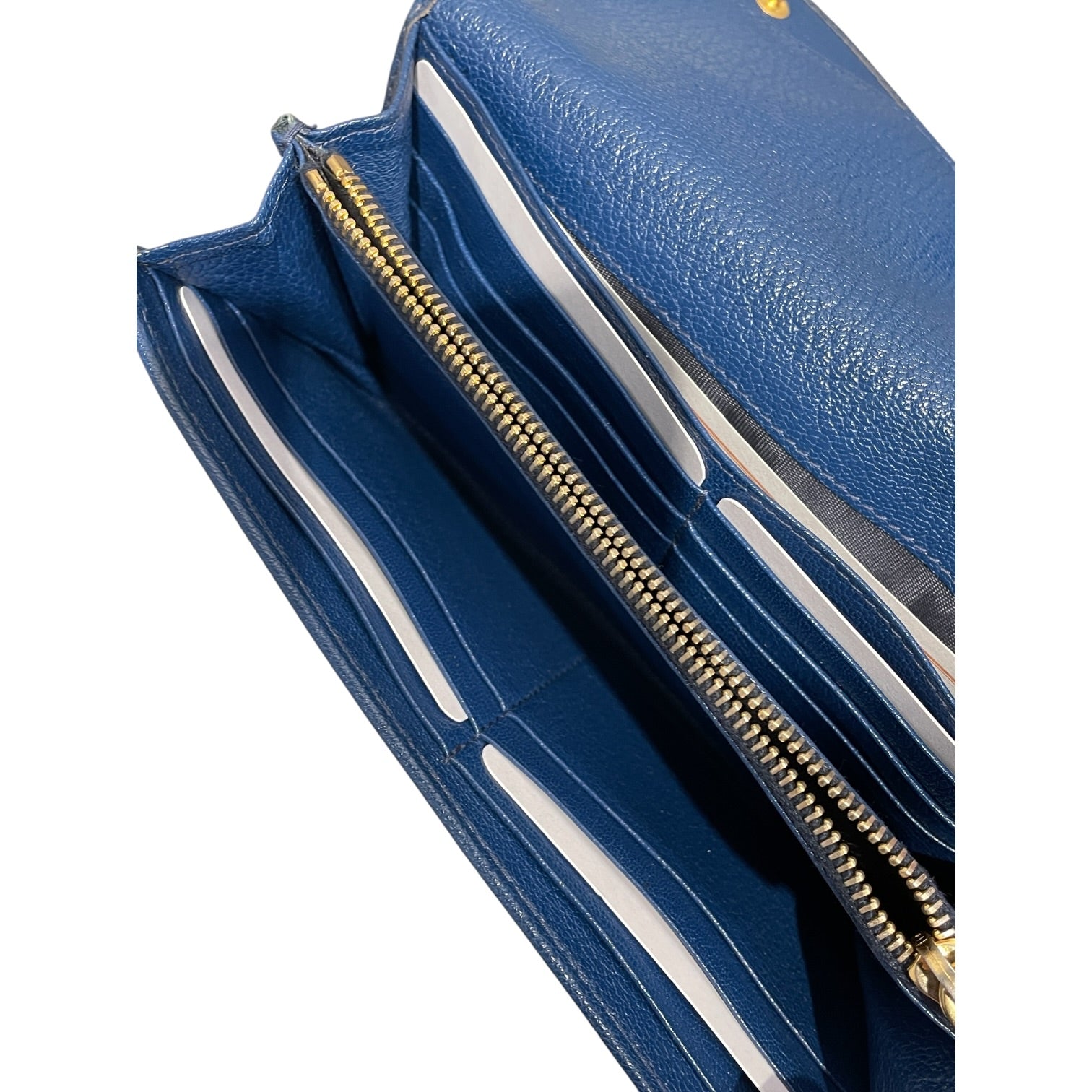 MIU MIU/Long Wallet/Leather/NVY/L's/ view 4