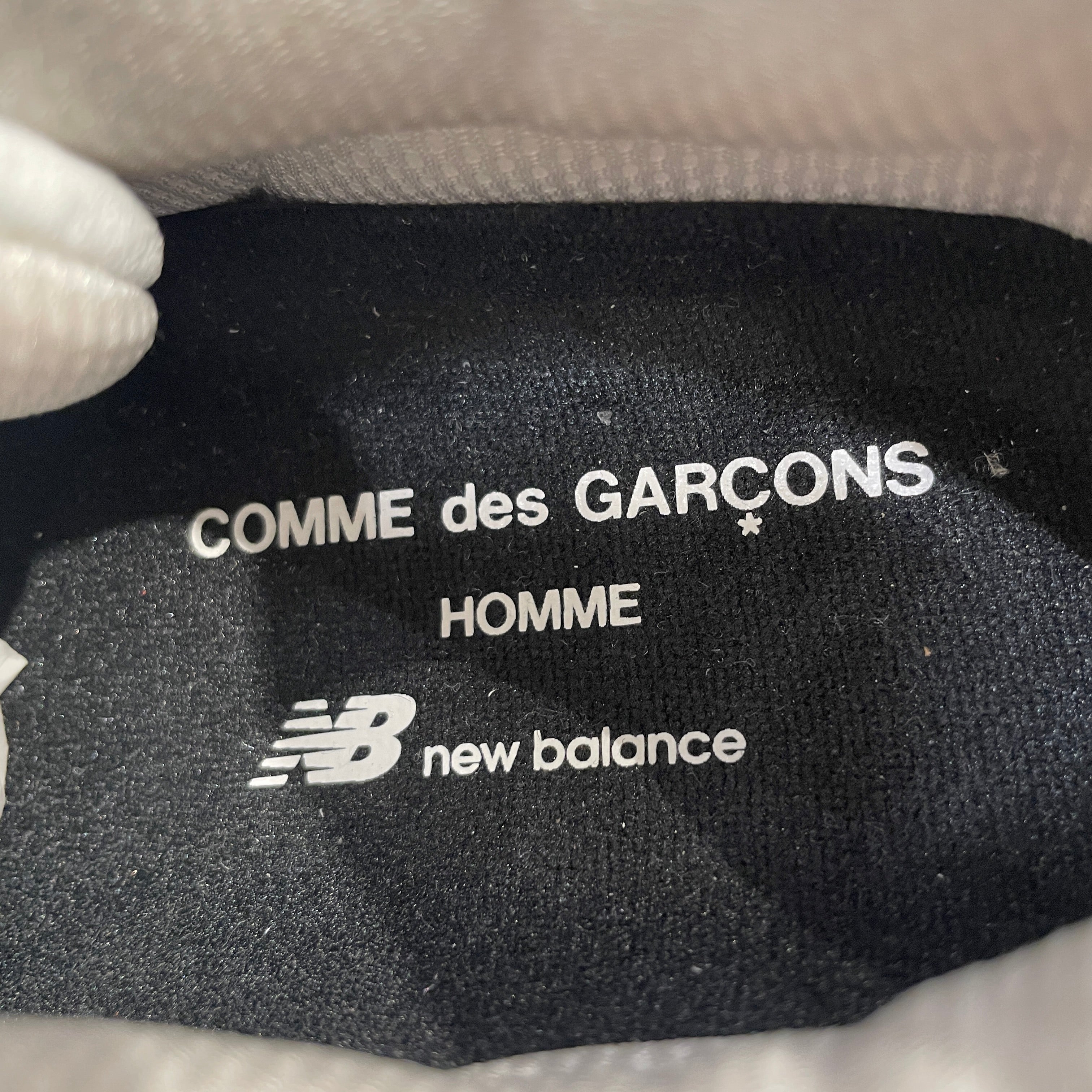 NEW BALANCE/COMME des GARCONS HOMME/Low-Sneakers/US 7/Nylon/WHT/CDGxNB 990 view 6