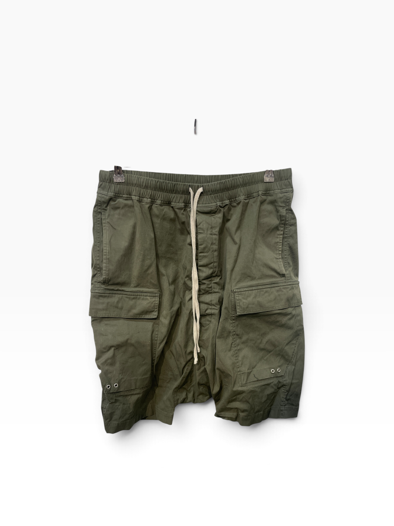 Rick Owens/Shorts/44/Cotton/KHK/cargo pods view 1