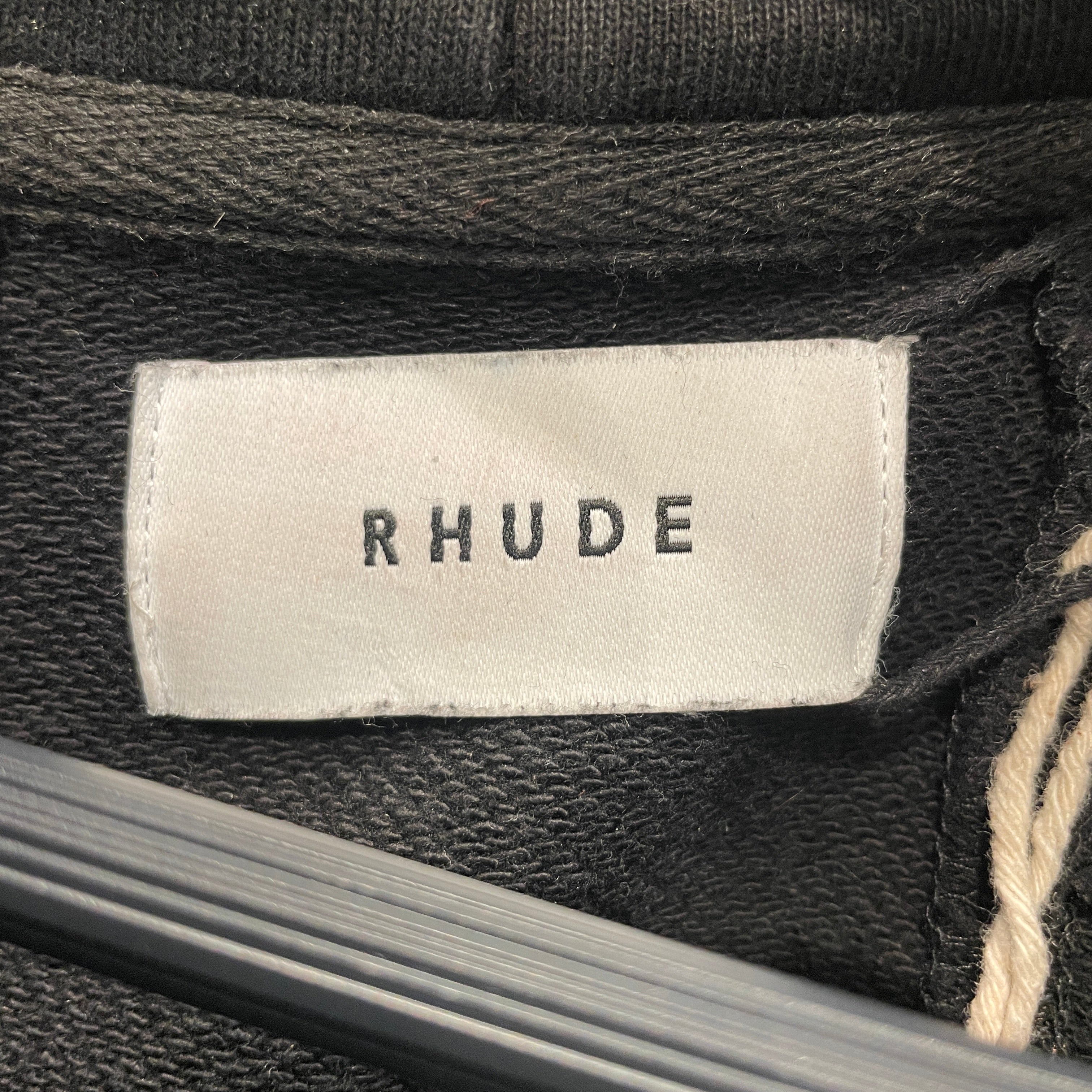 RHUDE/Hoodie/7/Cotton/BLK/BEACH view 3