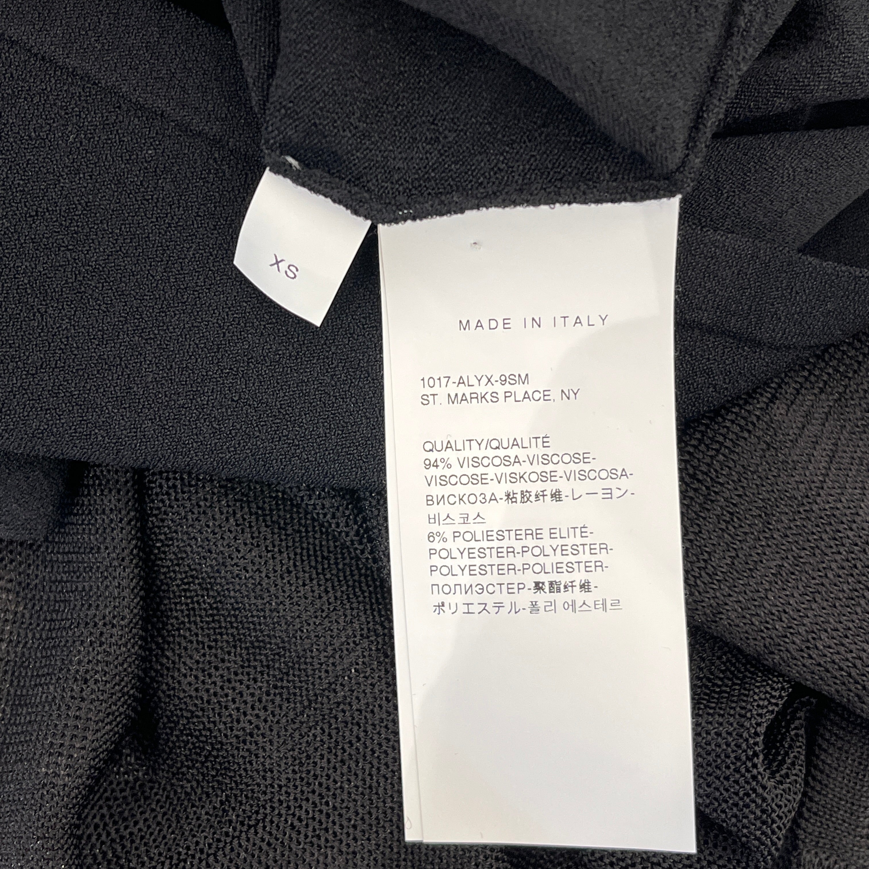 1017 ALYX 9SM(ALYX)/Skirt/XS/Nylon/BLK/ view 4