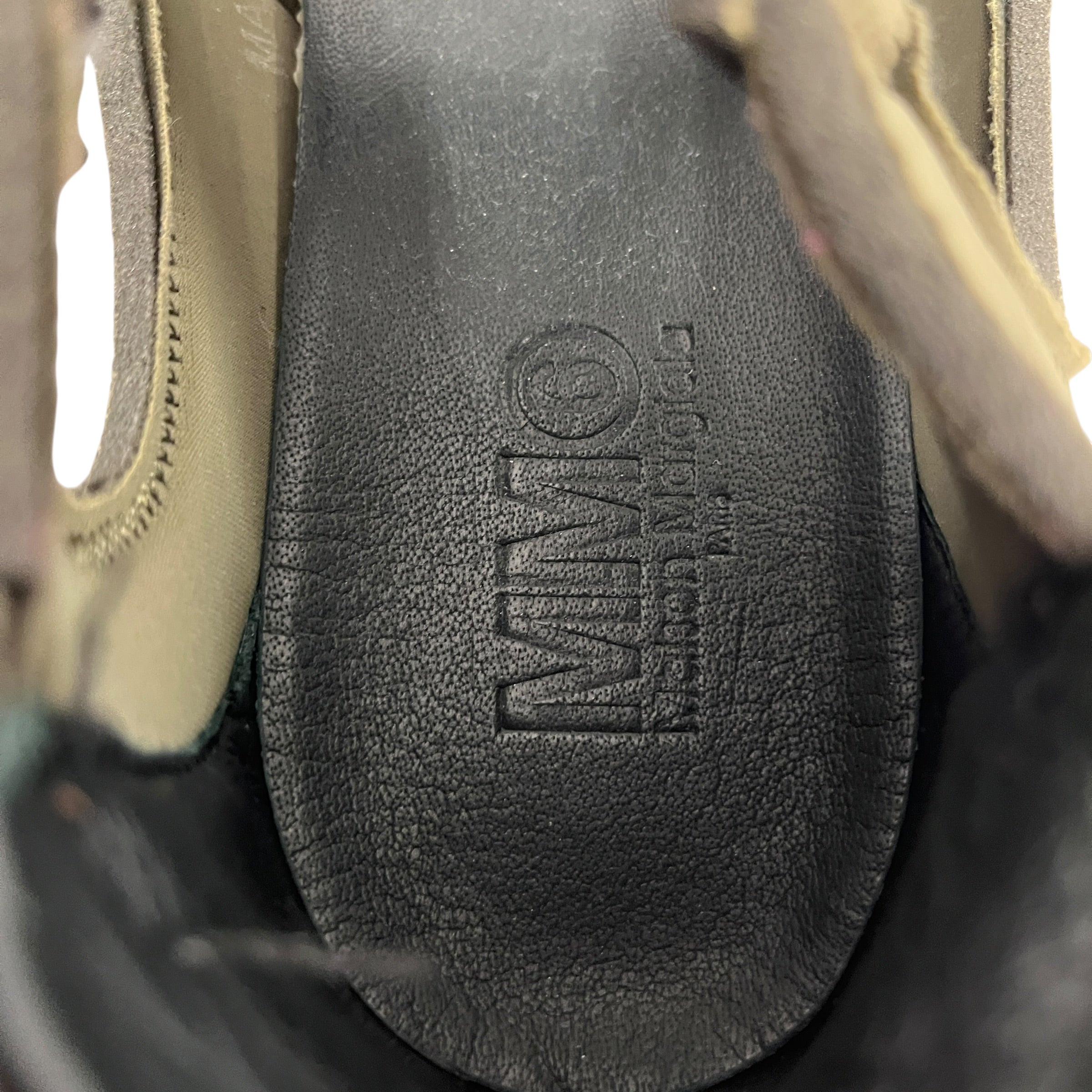 MM6/Maison Margiela/Sandals/EU 39/Polyester/GRN/GRN + BLK STRAP SANDAL view 4