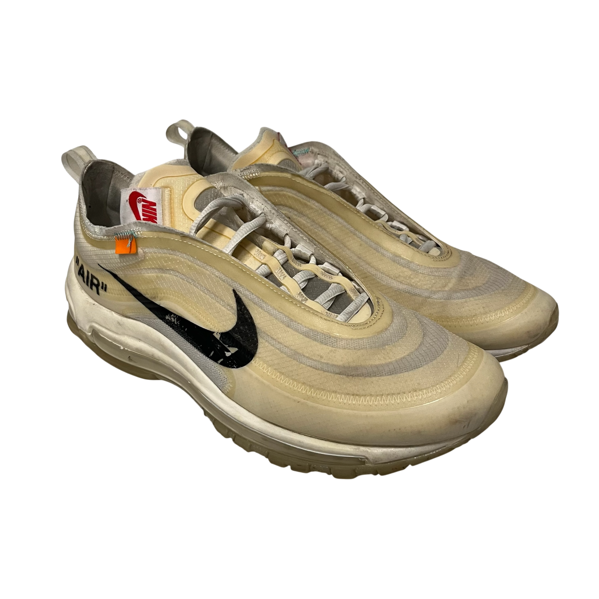 NIKE/OFF-WHITE/Low-Sneakers/US 10.5/CRM/97 white view 1
