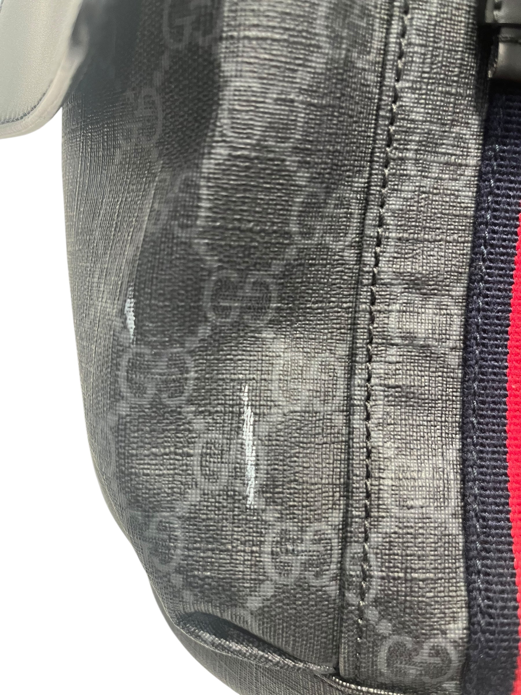 GUCCI/Backpack/All Over Print/Leather/BLK/495563 view 3