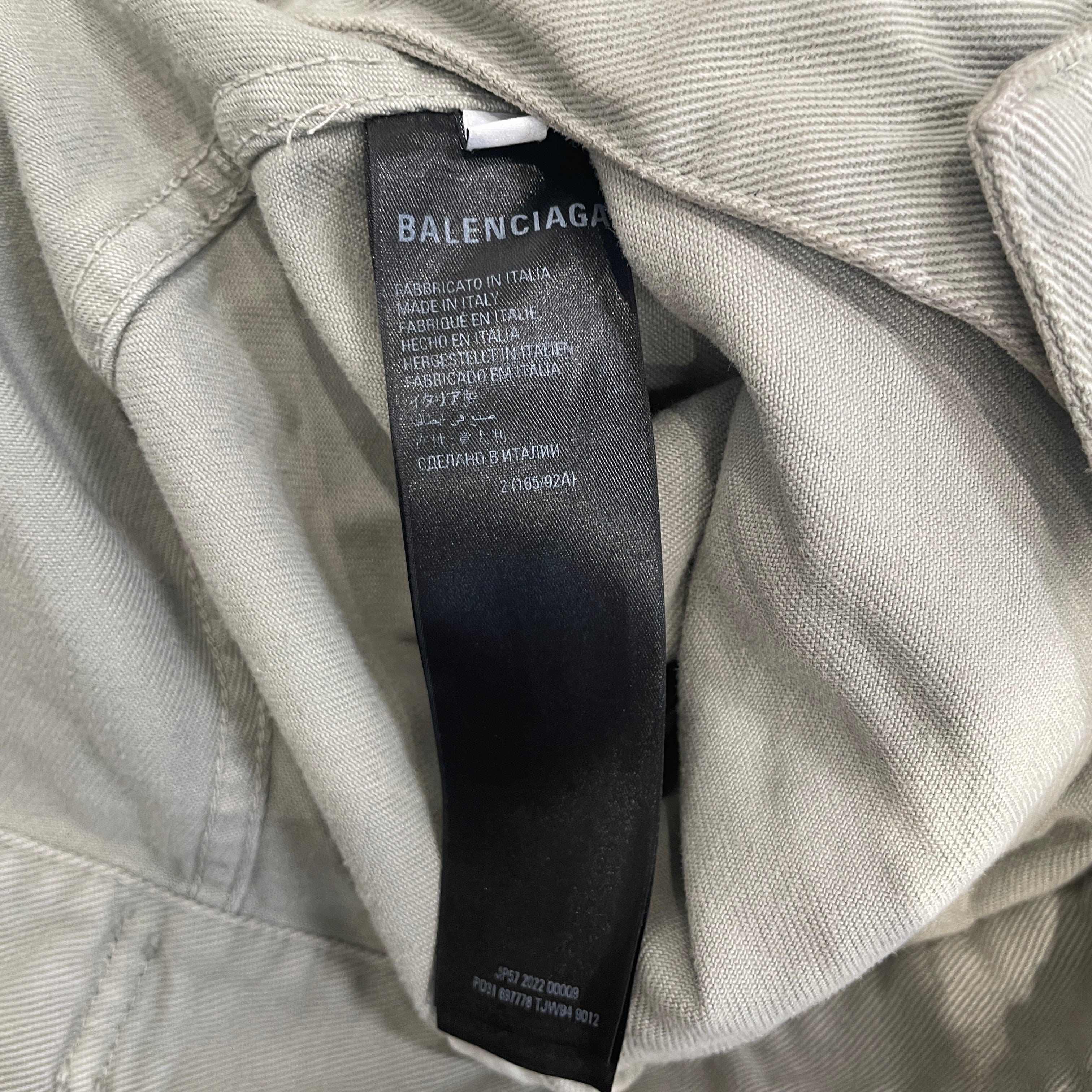 BALENCIAGA/Denim Jkt/2/Denim/GRN/DBL BREAST POCKET/SLV BUTTON view 4