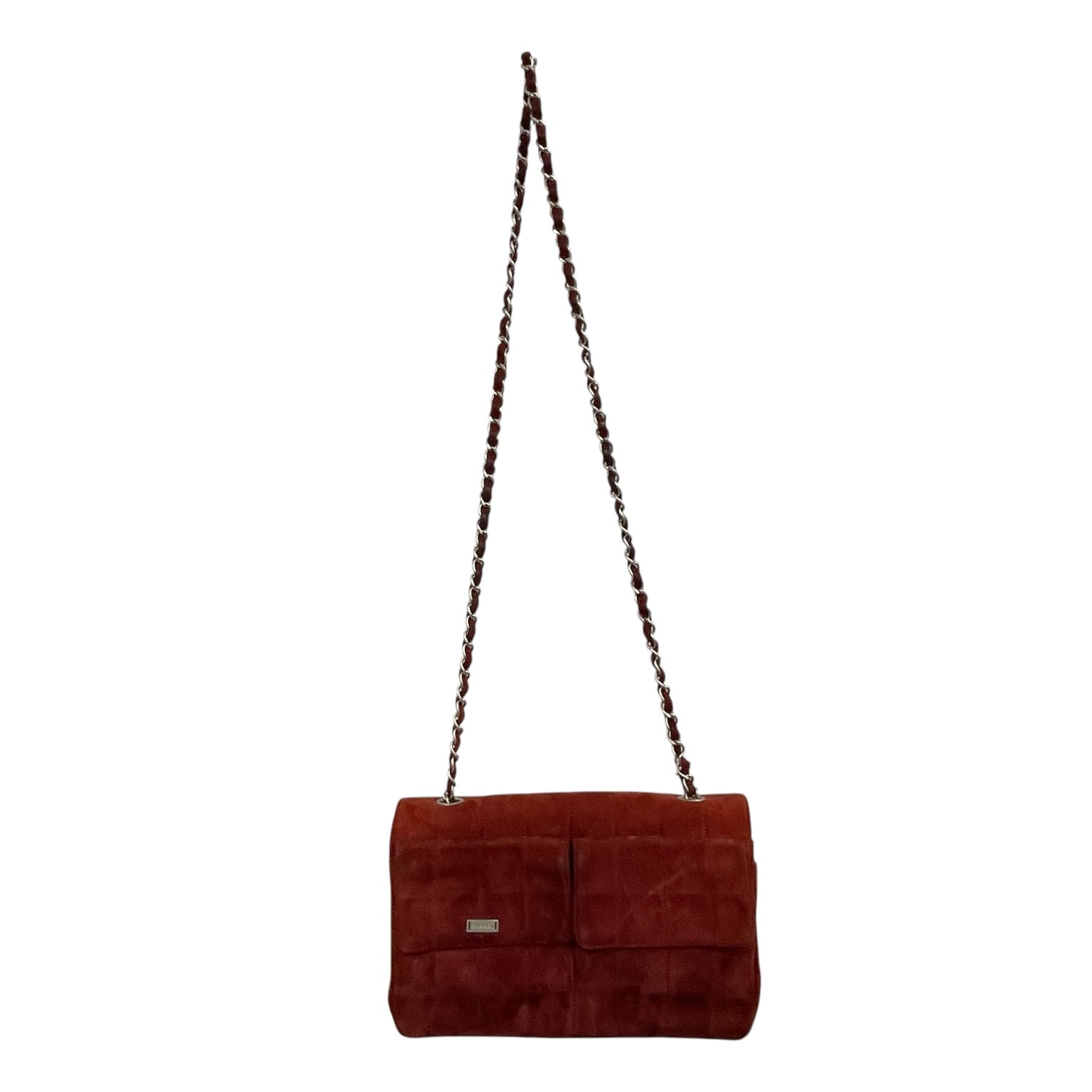 CHANEL/Cross Body Bag/Suede/RED/Red Chane Reissue Cross Body view 2