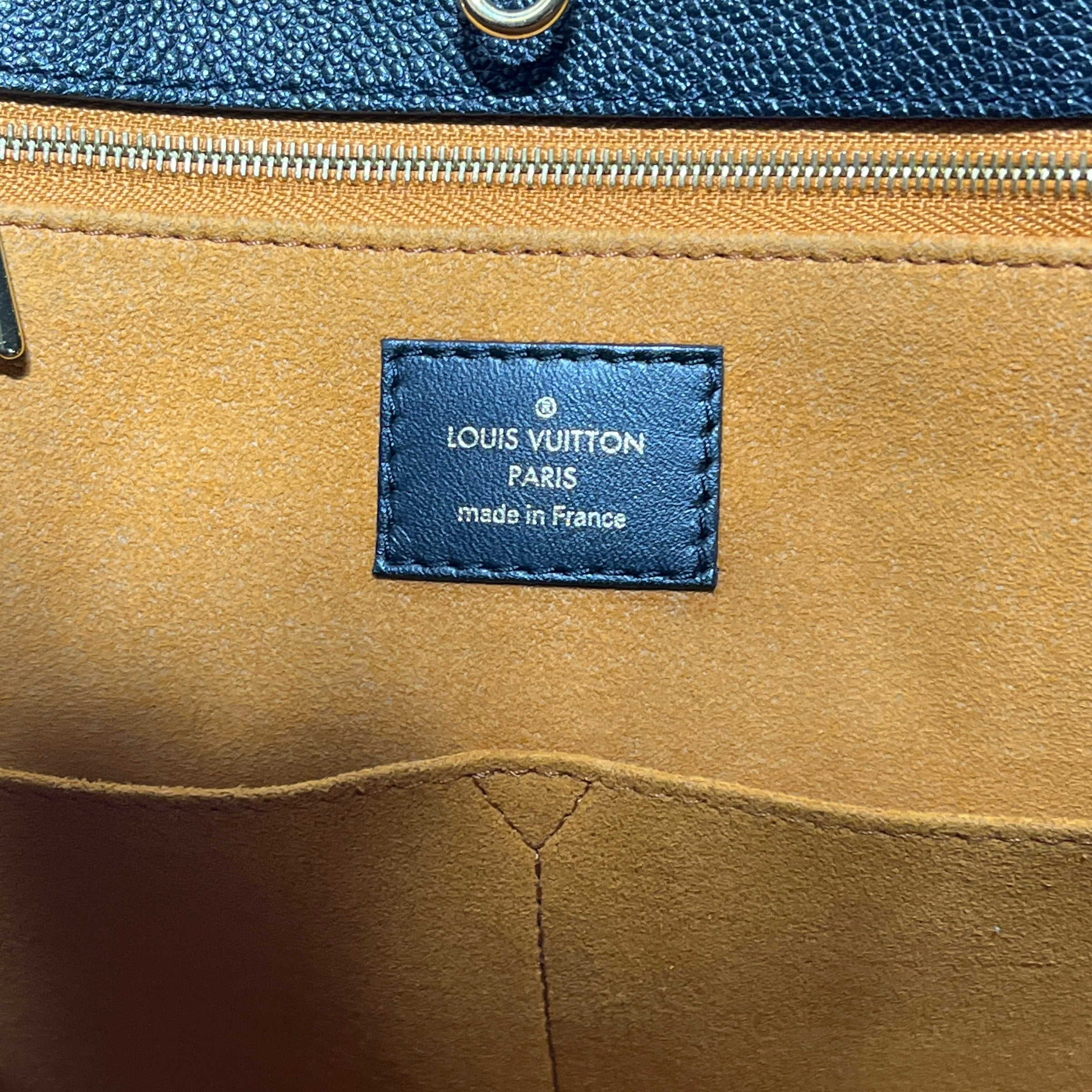 LOUIS VUITTON/Tote Bag/Monogram/Leather/BLK/GIANT ON THE GO GM view 6