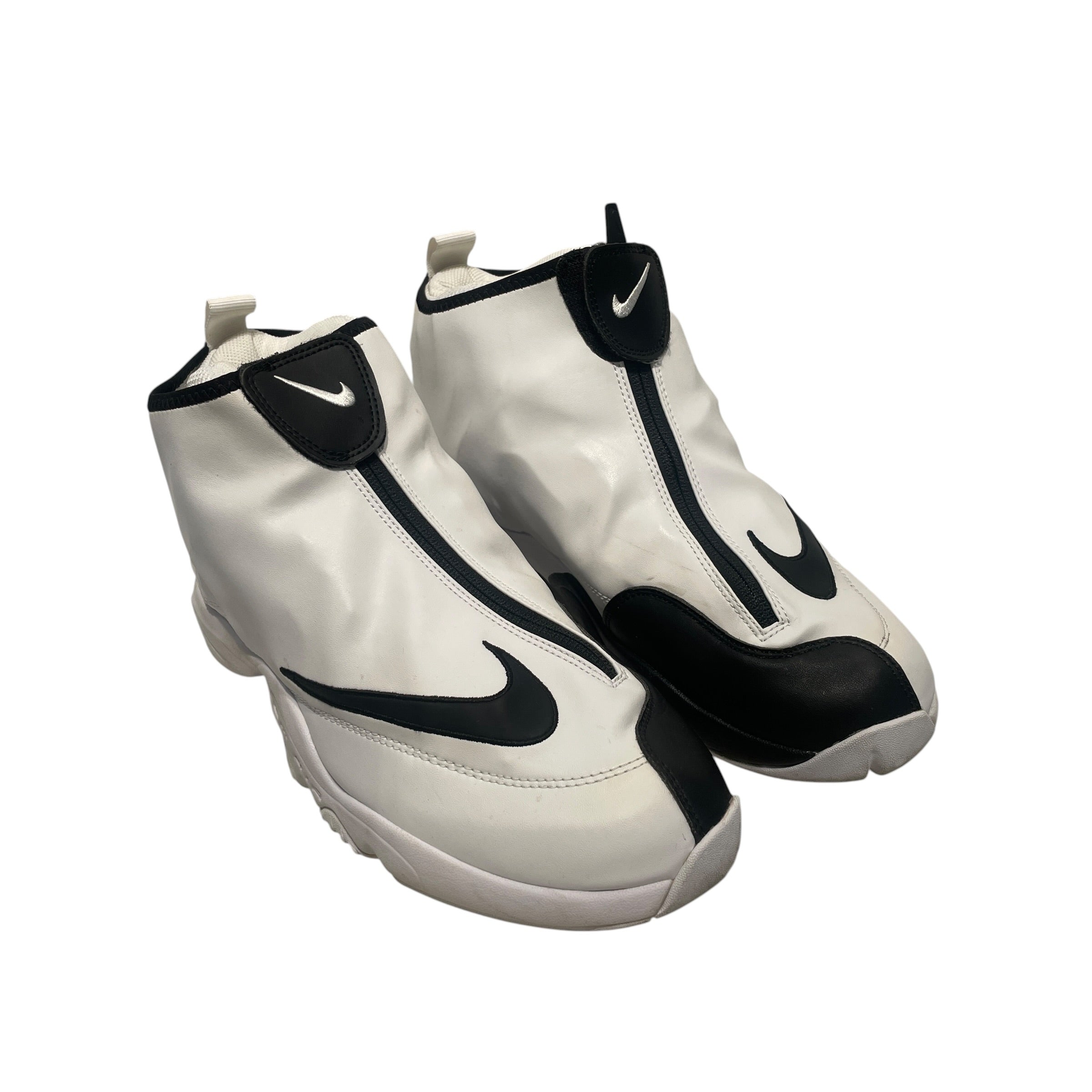 NIKE/Hi-Sneakers/US 10.5/Leather/WHT/AIR ZOOM FLIGHT THE GLOVE view 1