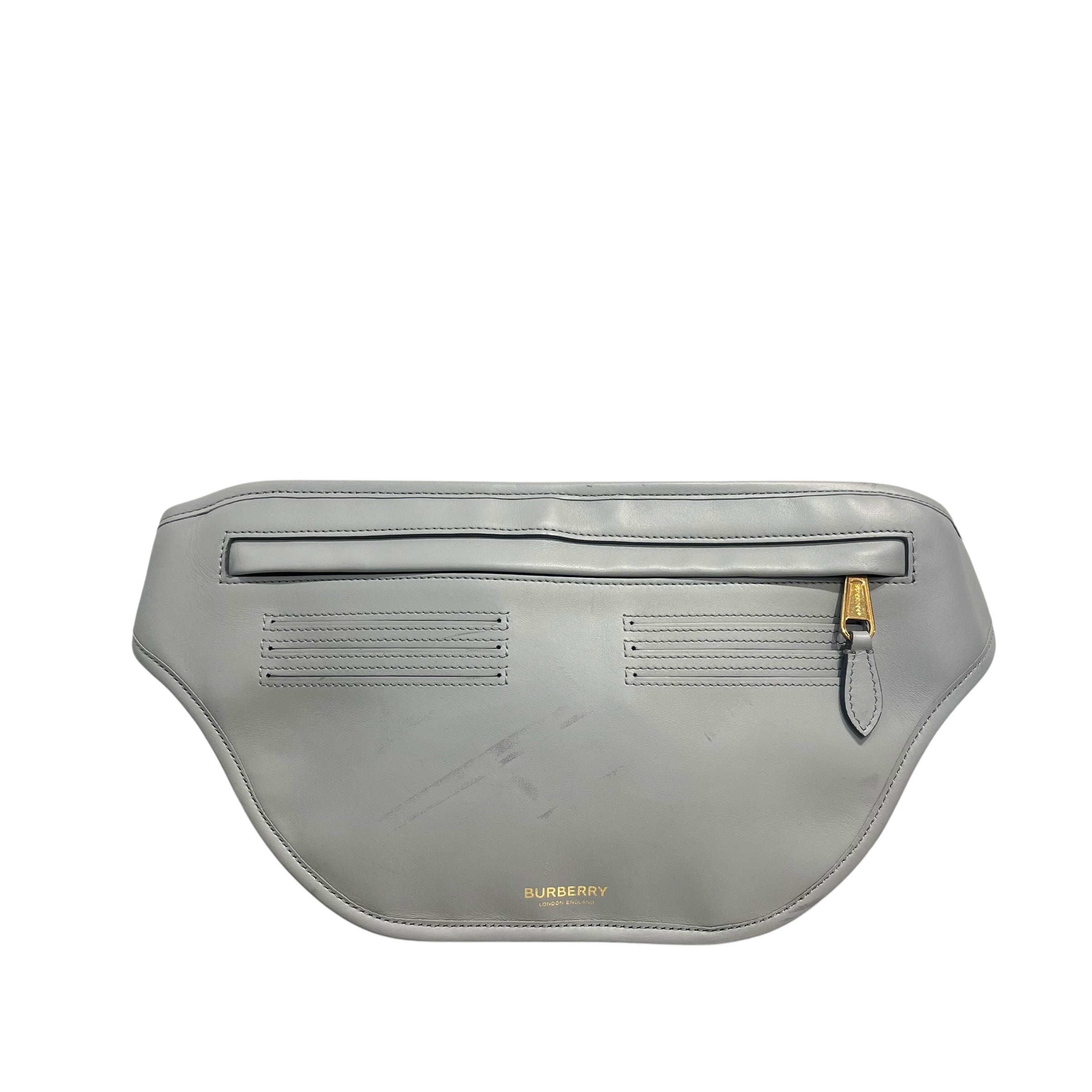BURBERRY/Fanny Pack/FREE/Leather/GRY/SLIT POCKETS, 40809323 view 1