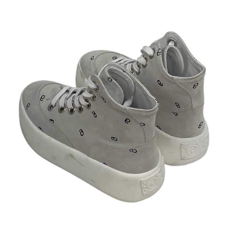 MM6/Hi-Sneakers/EU 35/Suede/WHT/6 PRINT/LIGHT GRY TOP view 2