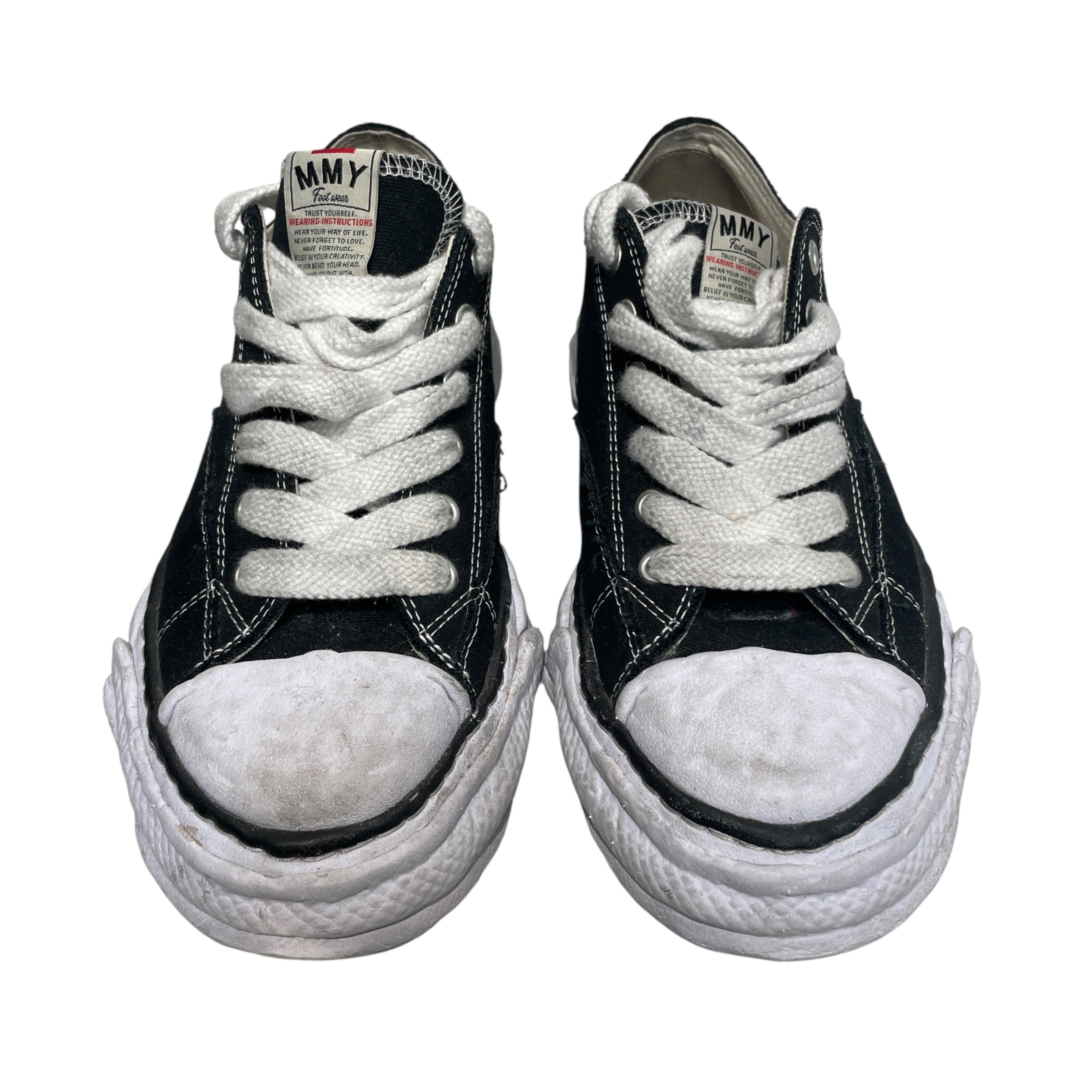 MIHARA YASUHIRO/Low-Sneakers/EU 45/Cotton/BLK/peterson 23 view 2