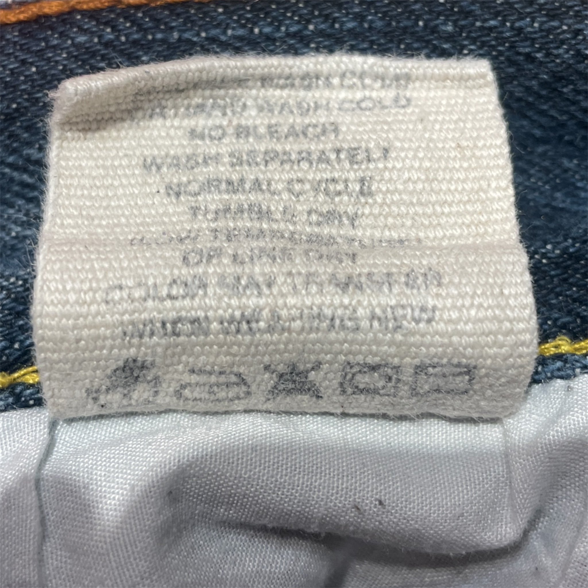 EVISU/Pants/38/Cotton/IDG/All Over Print/red+white stripes view 3
