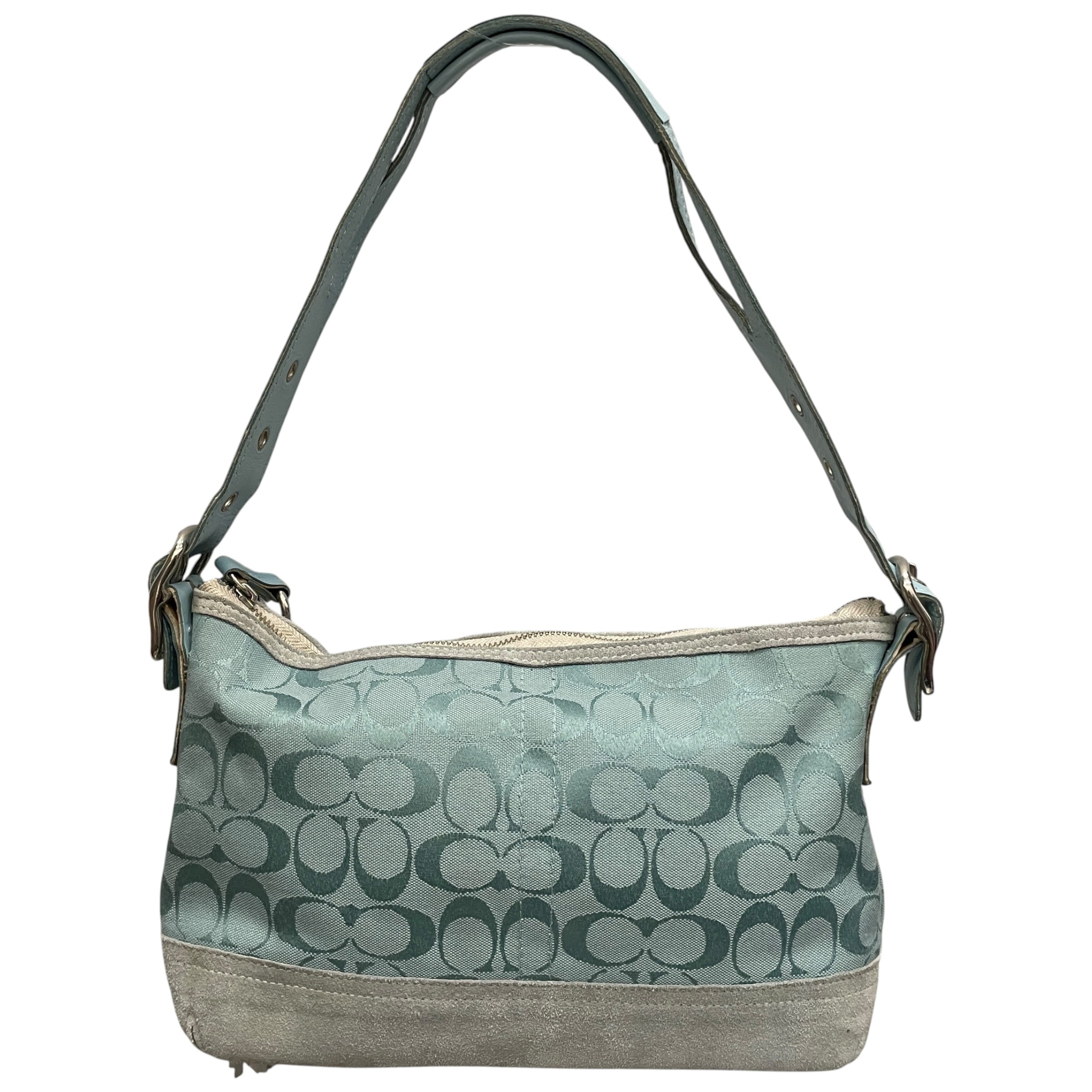 COACH/Bag/All Over Print/BLU/Blue Signature Hobo view 1