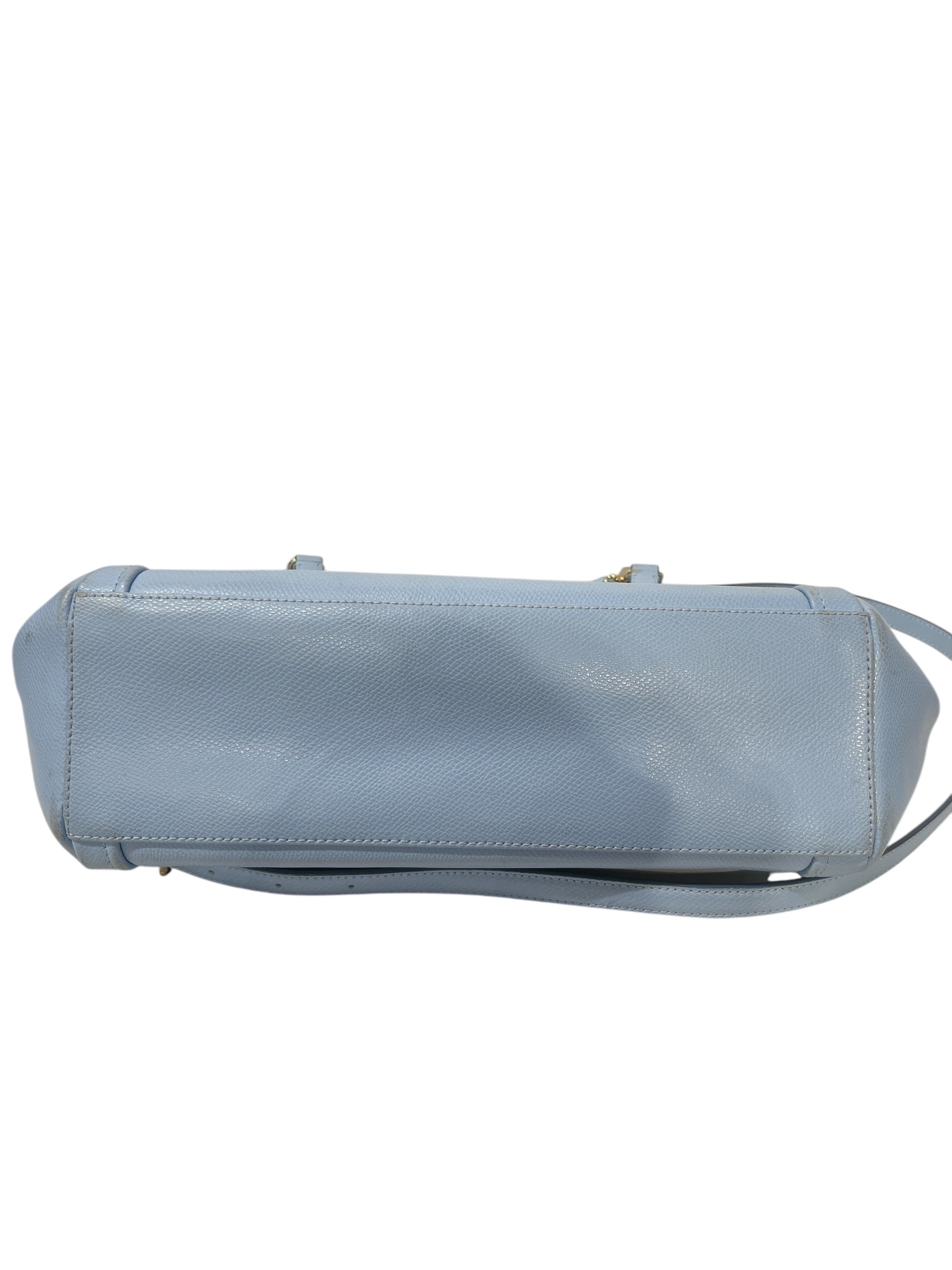 COACH/Hand Bag/Leather/BLU/ view 3