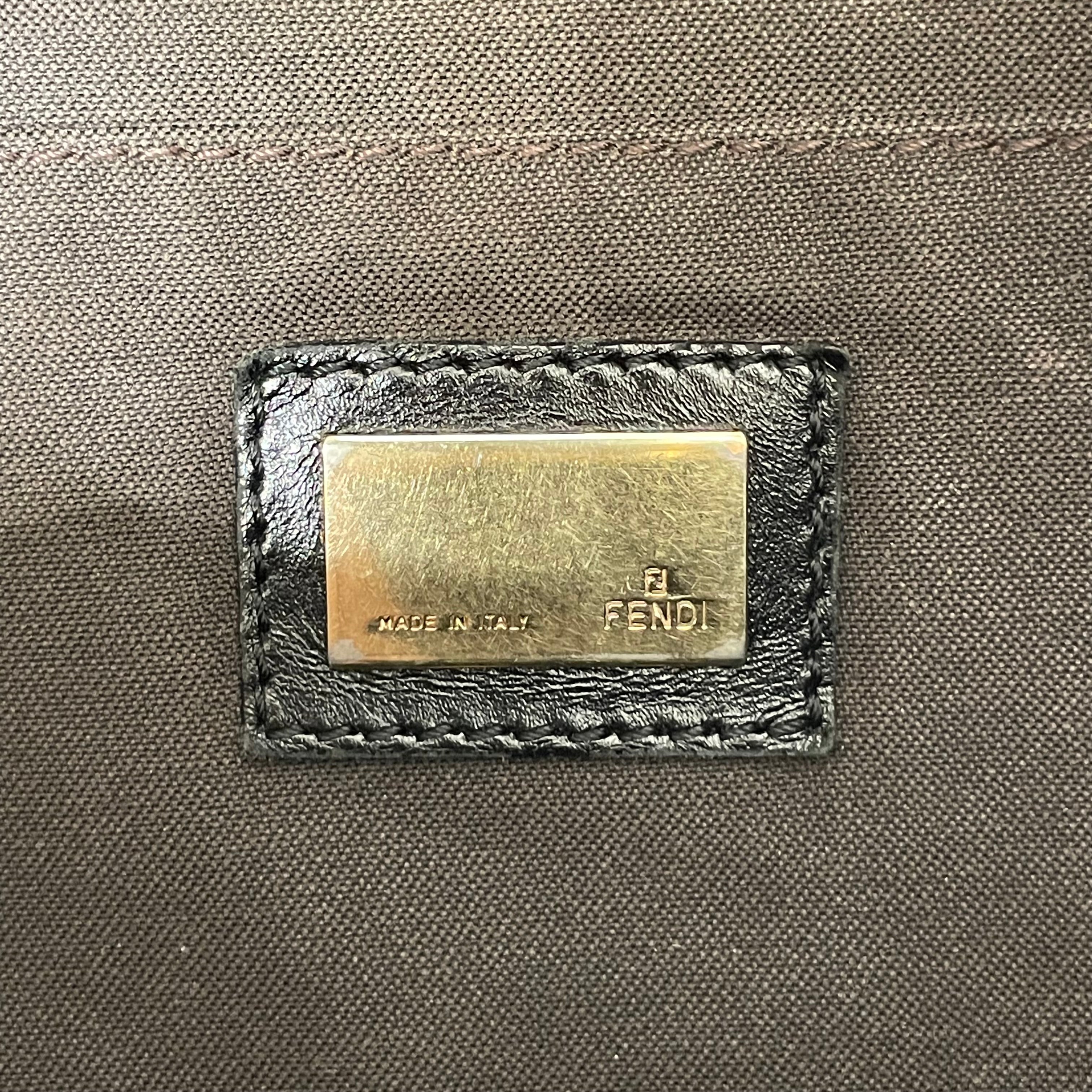 FENDI/Clutch Bag/Monogram/Leather/BLK/ZUCCHINO SHOULDER BAG view 5