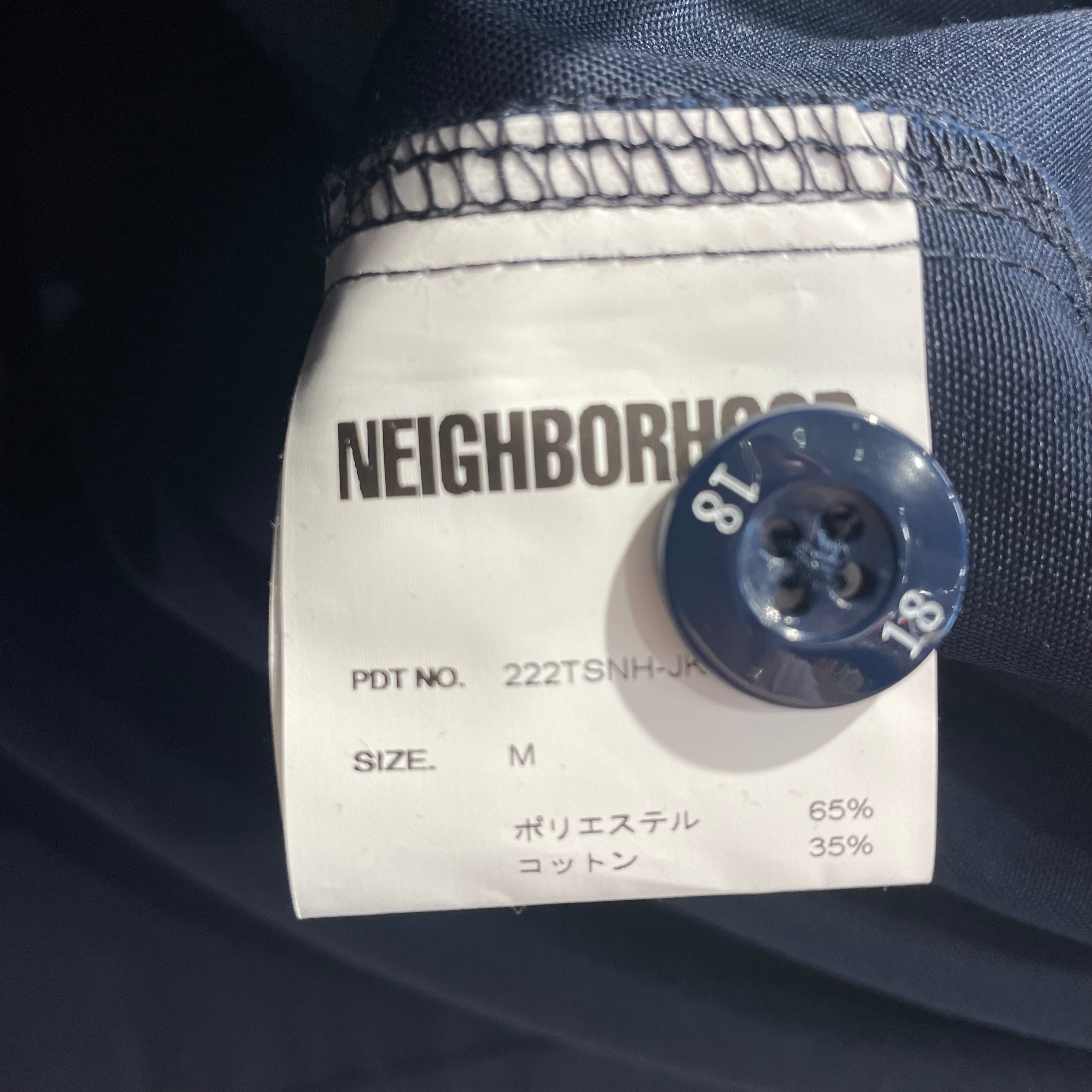 NEIGHBORHOOD/Jacket/M/Navy/Polyester/222TSNH-JKM03/222TSNH-JKM03 view 4