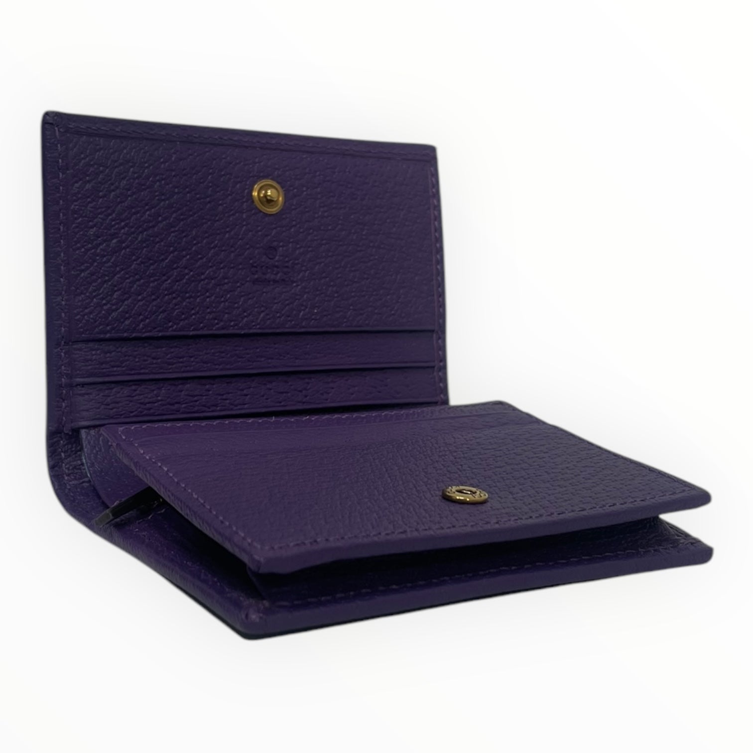 GUCCI/Bifold Wallet/Leather/PPL/Garden view 4