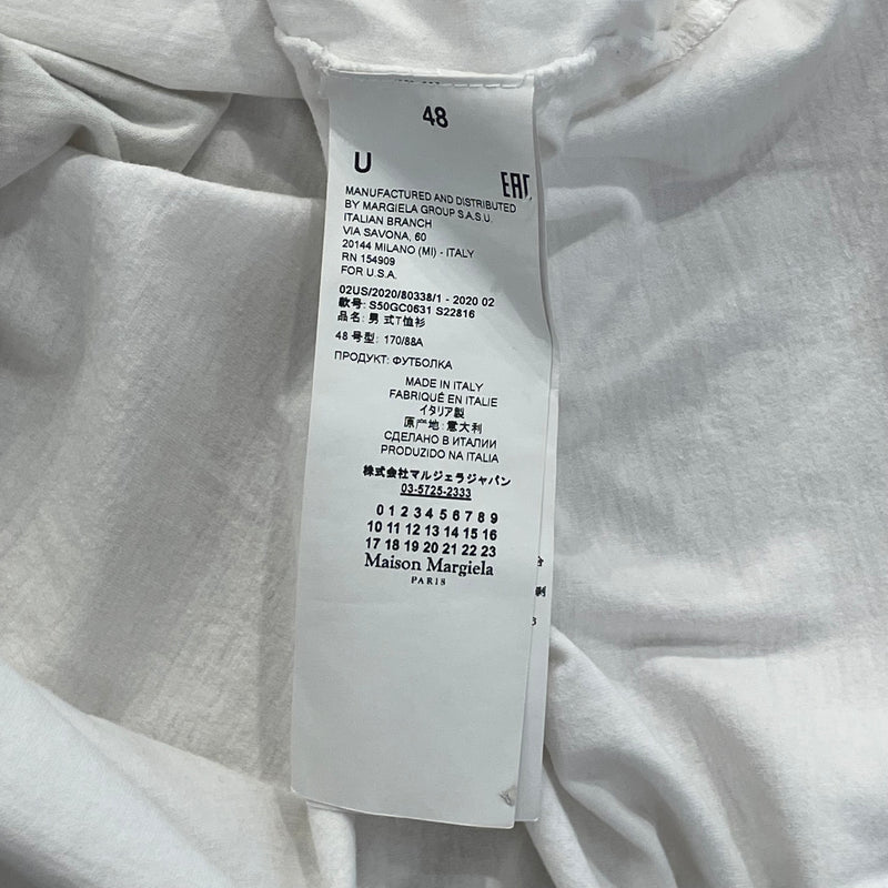 Maison Margiela/T-Shirt/48/Cotton/WHT/
