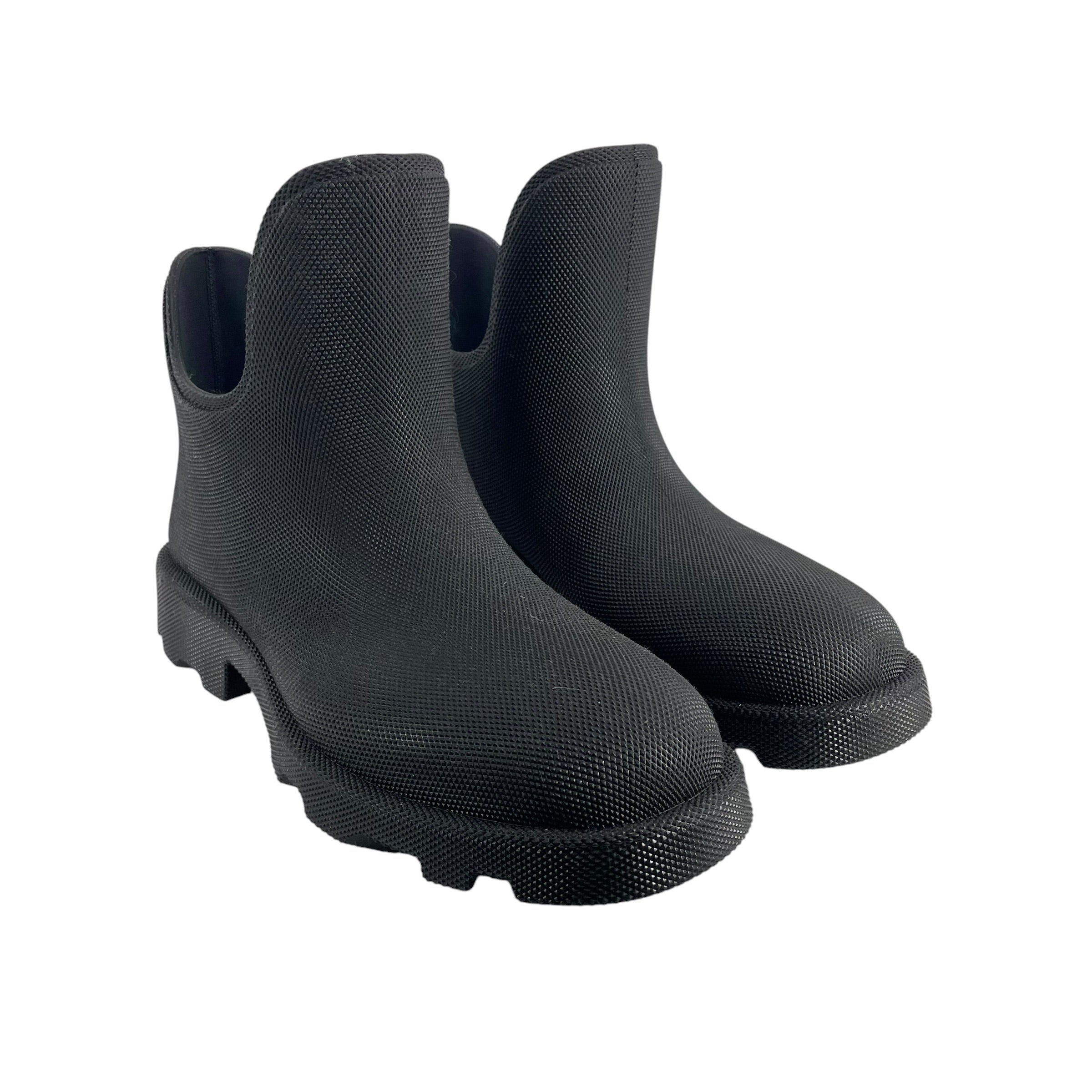 BURBERRY/Boots/EU 45/BLK/ANKLE MARSH RUBBER BOOT view 1