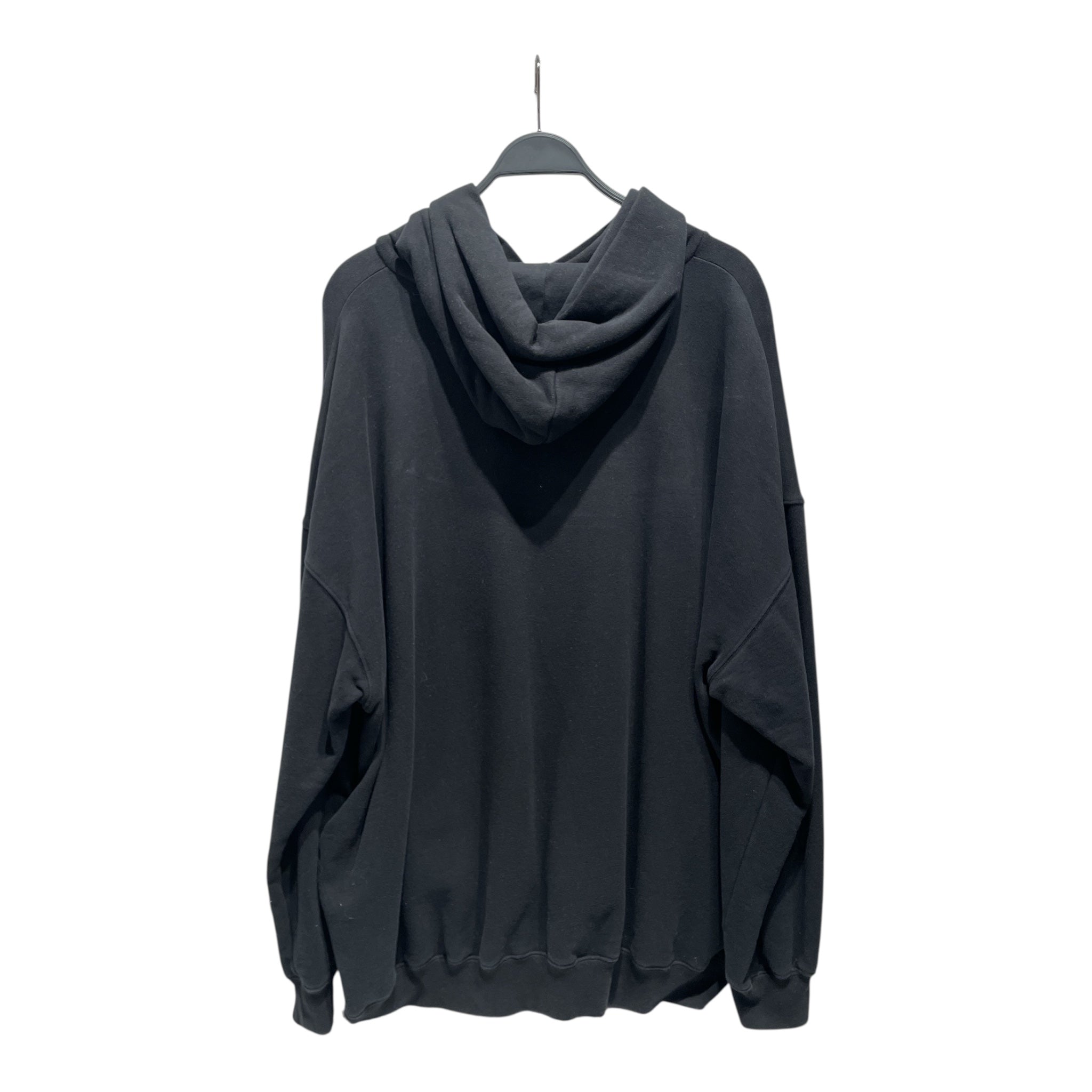 BALENCIAGA/Hoodie/M/Cotton/BLK/Oversize/CREST LOGO view 2